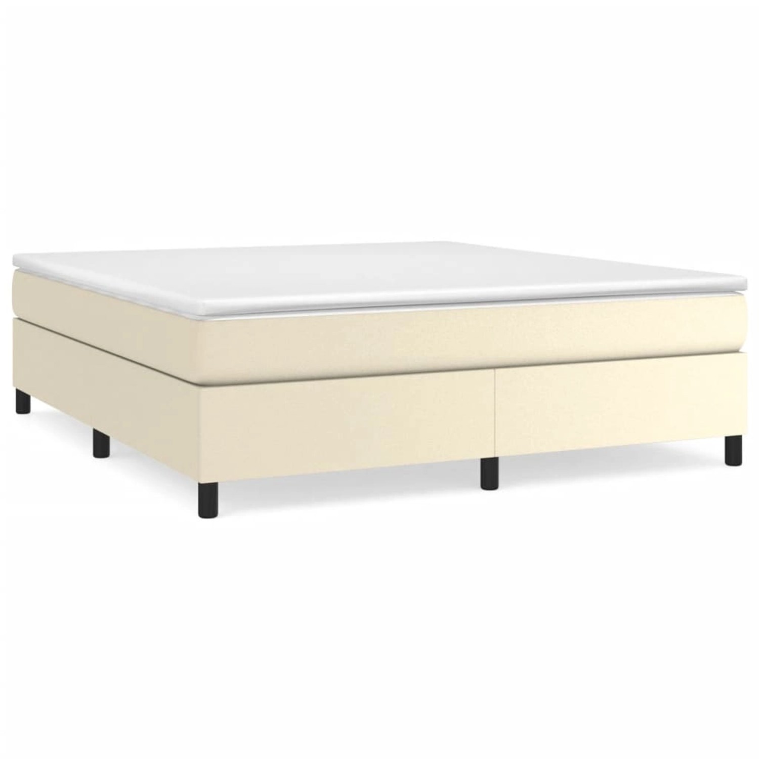 vidaXL Boxspringbett Creme 180x200 cm Kunstleder1465988 vidaXL Boxspringbett Creme 180x200 cm Kunstleder1465988 von VIDAXL