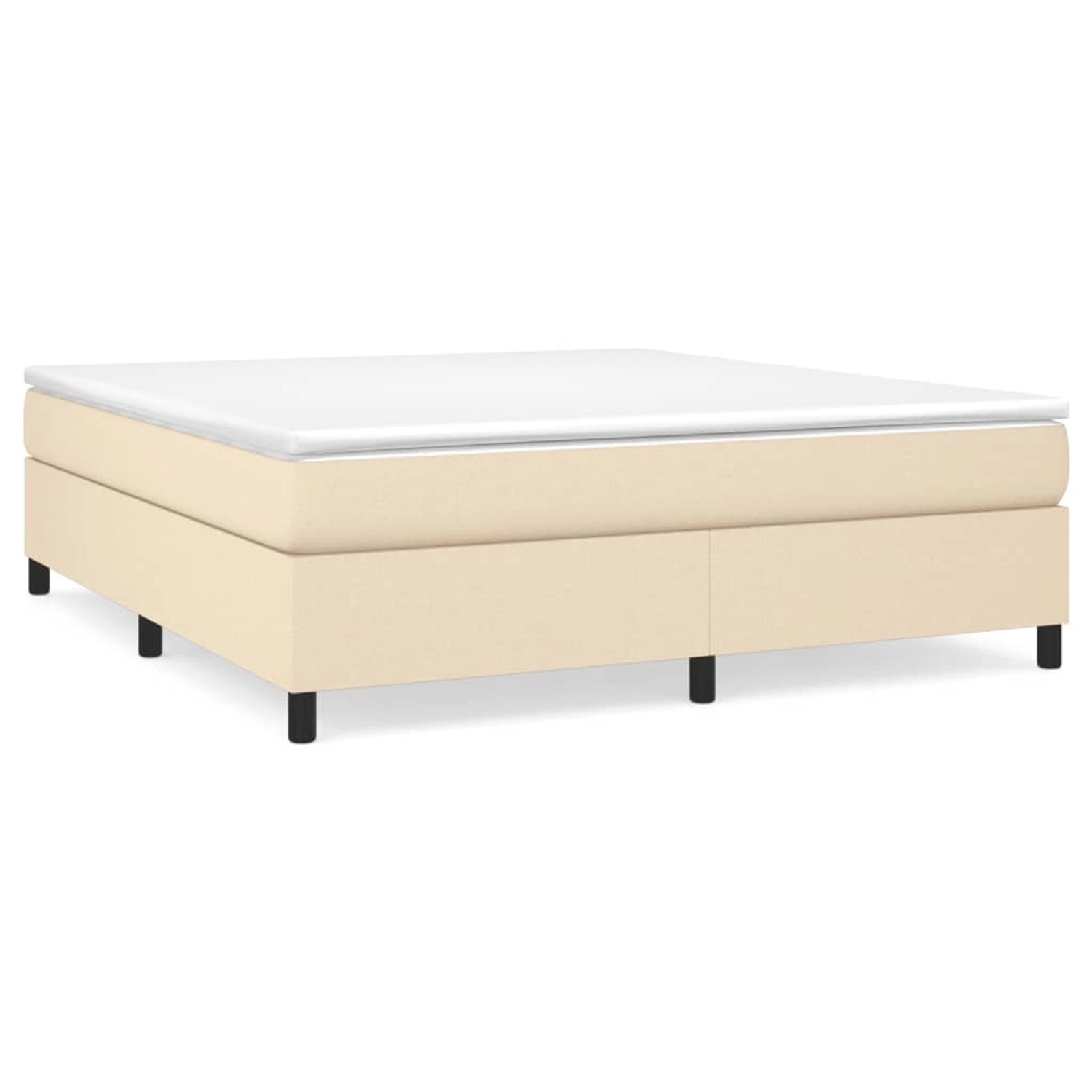 vidaXL Boxspringbett Creme 180x200 cm Stoff1370683 vidaXL Boxspringbett Creme 180x200 cm Stoff1370683 von VIDAXL