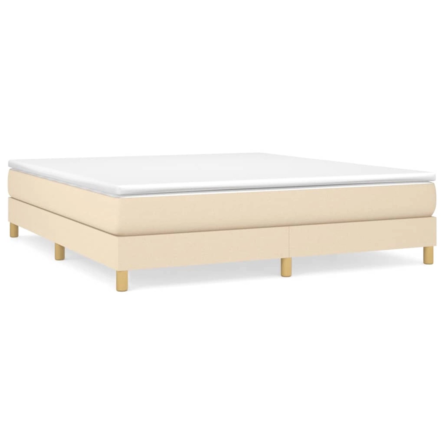 vidaXL Boxspringbett Creme 180x200 cm Stoff1378593 vidaXL Boxspringbett Creme 180x200 cm Stoff1378593 von VIDAXL