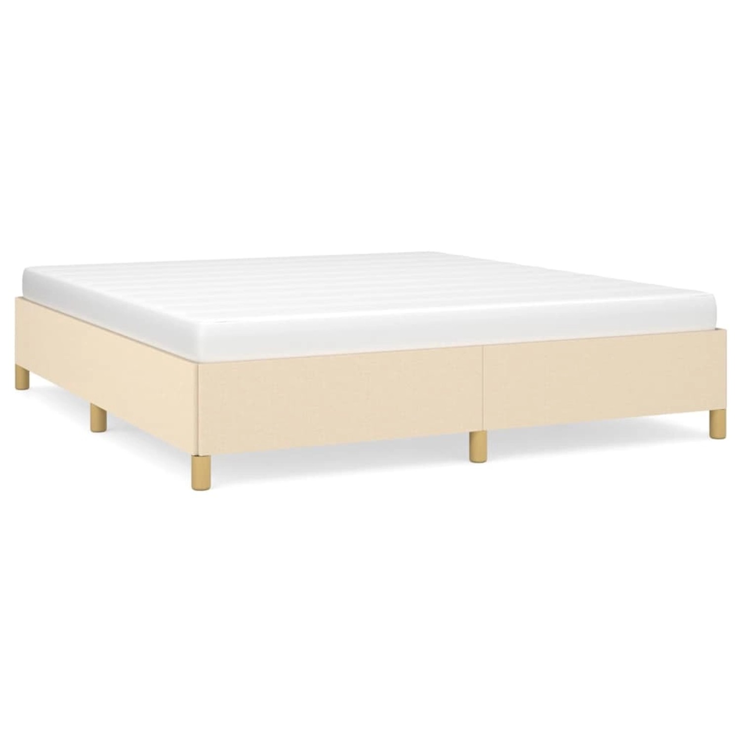 vidaXL Boxspringbett Creme 180x200 cm Stoff1398975 vidaXL Boxspringbett Creme 180x200 cm Stoff1398975 von VIDAXL