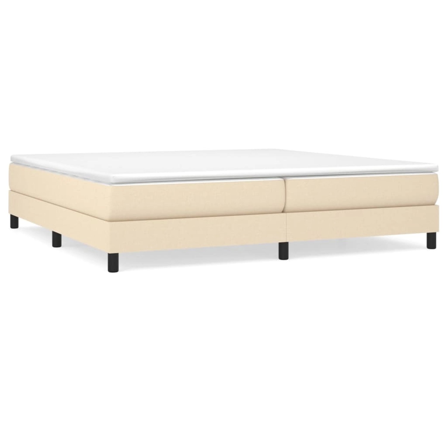 vidaXL Boxspringbett Creme 200x200 cm Stoff1347254 vidaXL Boxspringbett Creme 200x200 cm Stoff1347254 von VIDAXL