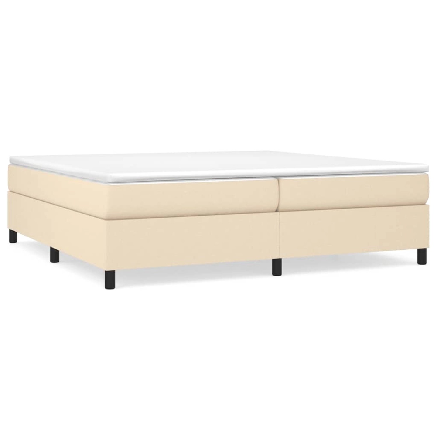vidaXL Boxspringbett Creme 200x200 cm Stoff1357725 vidaXL Boxspringbett Creme 200x200 cm Stoff1357725 von VIDAXL