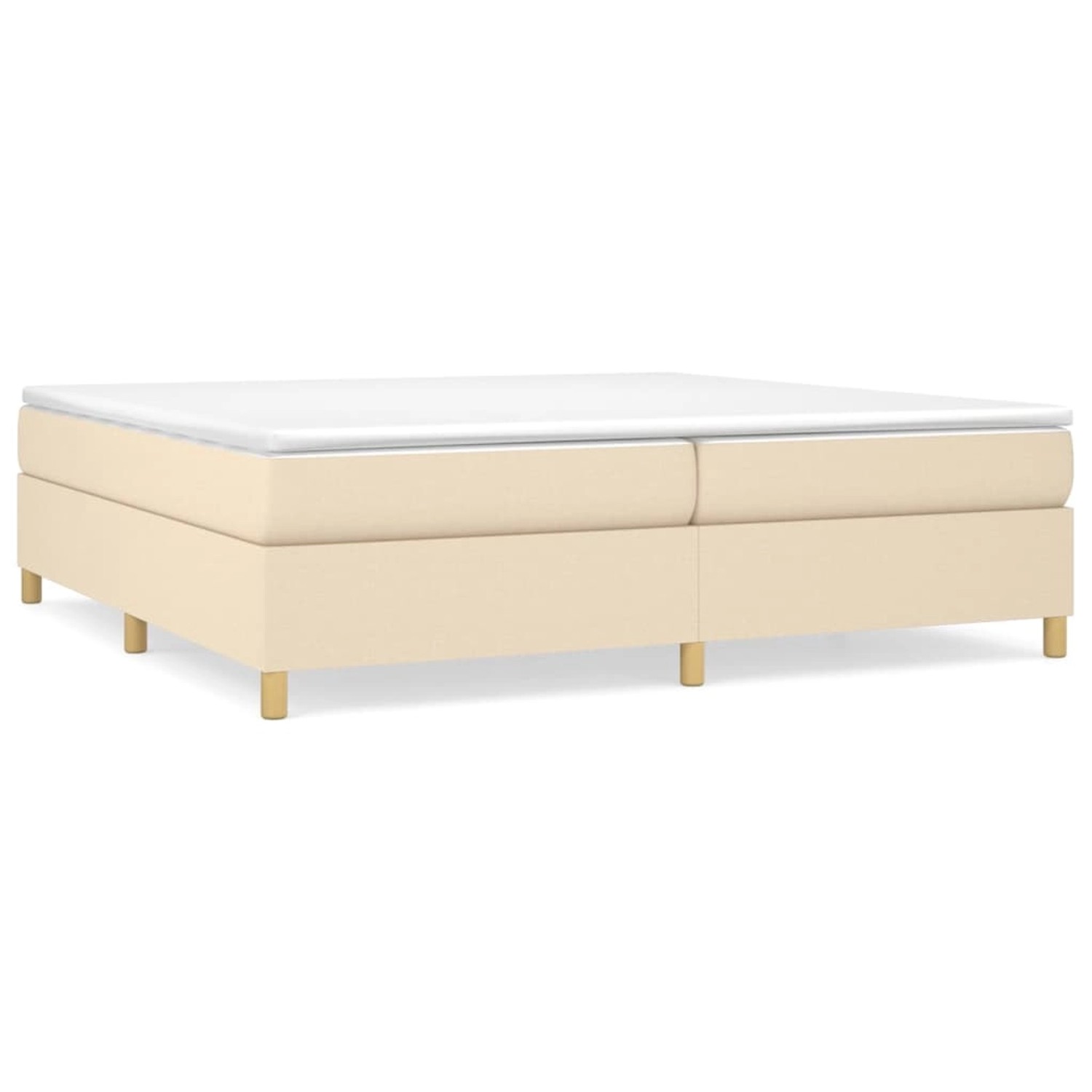 vidaXL Boxspringbett Creme 200x200 cm Stoff1366781 vidaXL Boxspringbett Creme 200x200 cm Stoff1366781 von VIDAXL