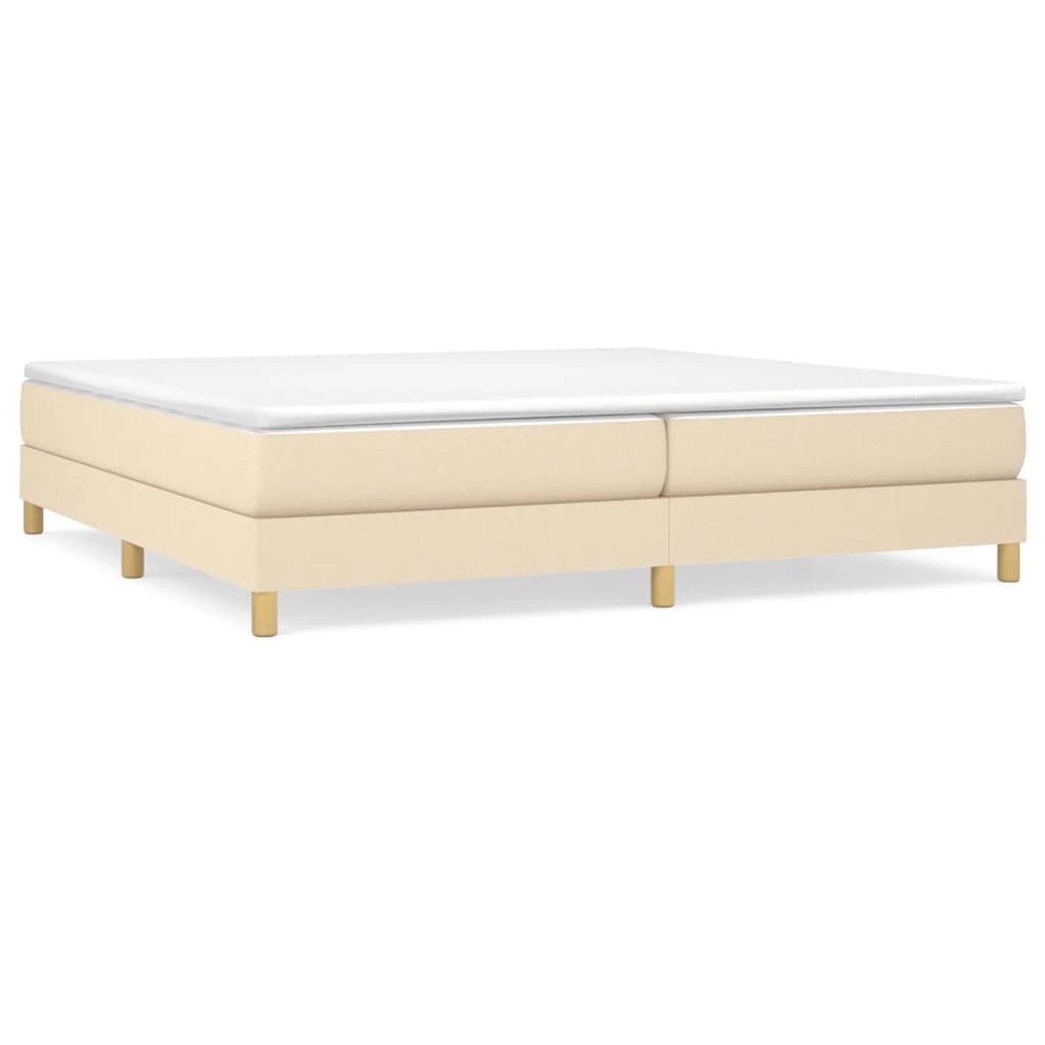 vidaXL Boxspringbett Creme 200x200 cm Stoff1379136 vidaXL Boxspringbett Creme 200x200 cm Stoff1379136 von VIDAXL