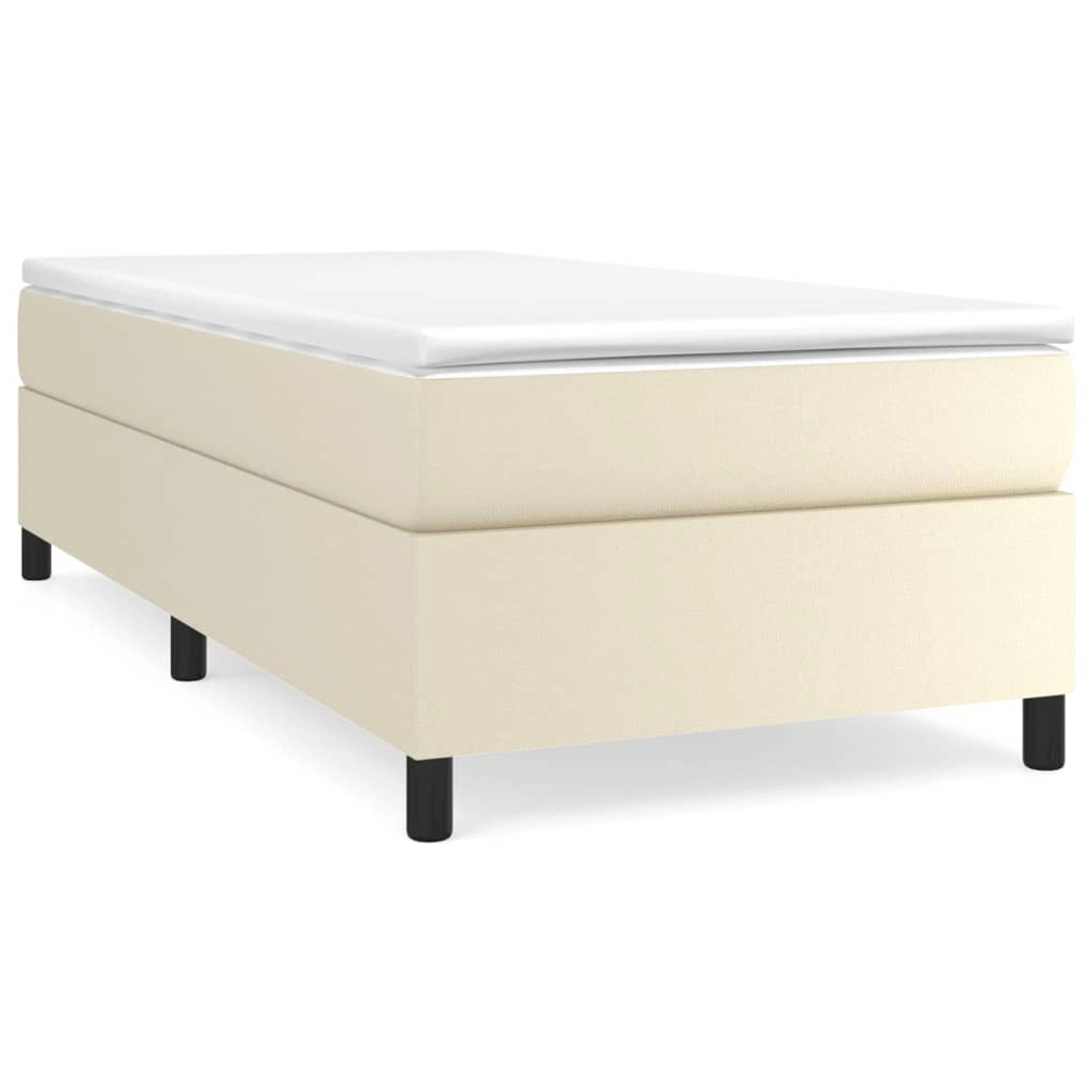 vidaXL Boxspringbett Creme 90x190 cm Kunstleder1465994 vidaXL Boxspringbett Creme 90x190 cm Kunstleder1465994 von VIDAXL