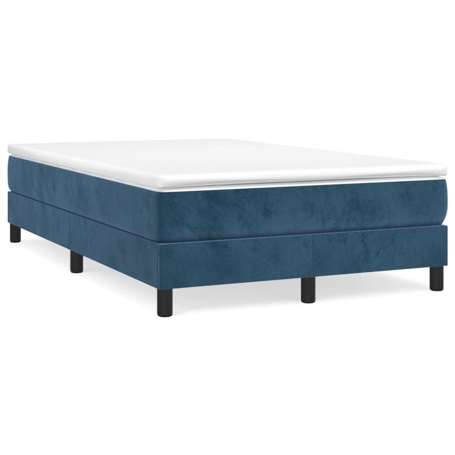 vidaXL Boxspringbett Dunkelblau 120x200 cm Samt1368982 vidaXL Boxspringbett Dunkelblau 120x200 cm Samt1368982 von VIDAXL