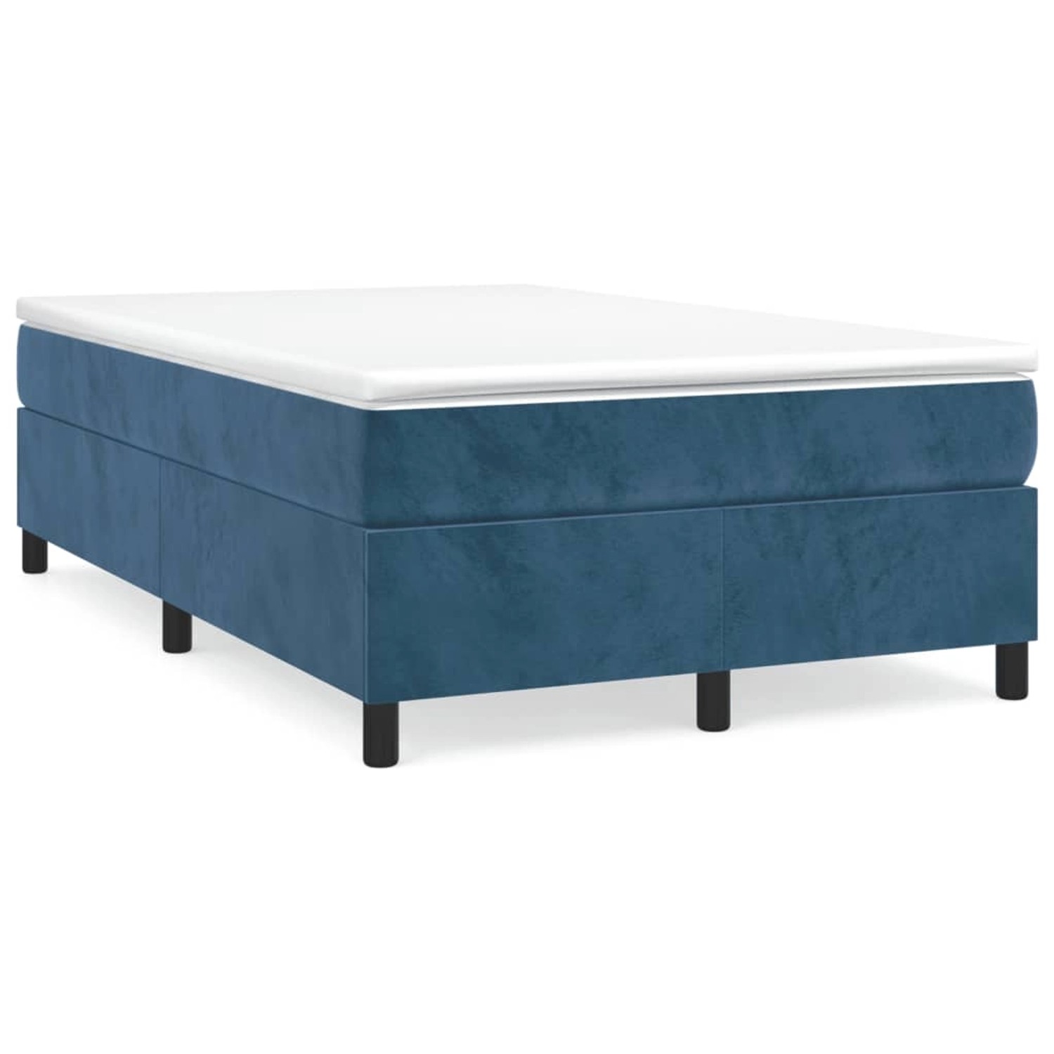 vidaXL Boxspringbett Dunkelblau 120x200 cm Samt1398888 vidaXL Boxspringbett Dunkelblau 120x200 cm Samt1398888 von VIDAXL
