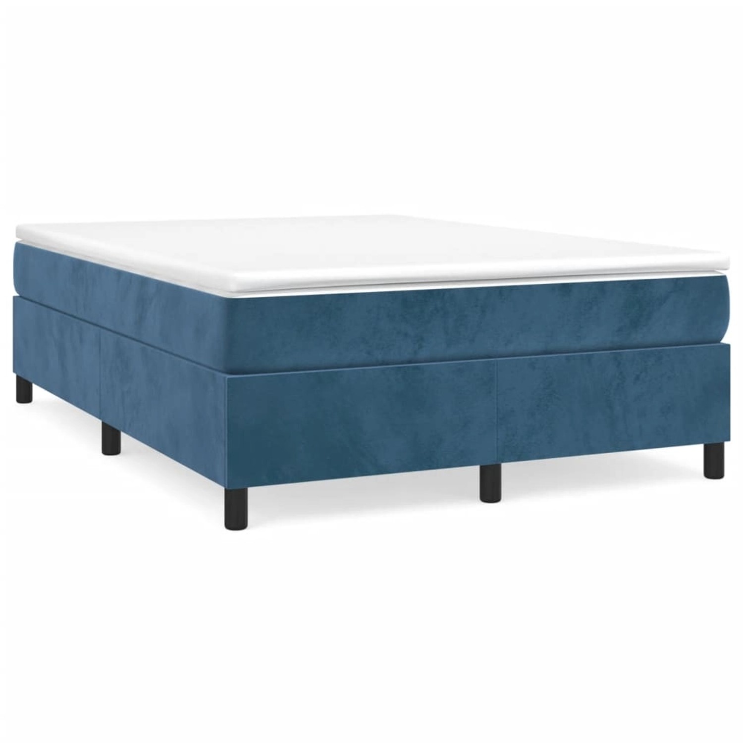 vidaXL Boxspringbett Dunkelblau 140x200 cm Samt1378896 vidaXL Boxspringbett Dunkelblau 140x200 cm Samt1378896 von VIDAXL