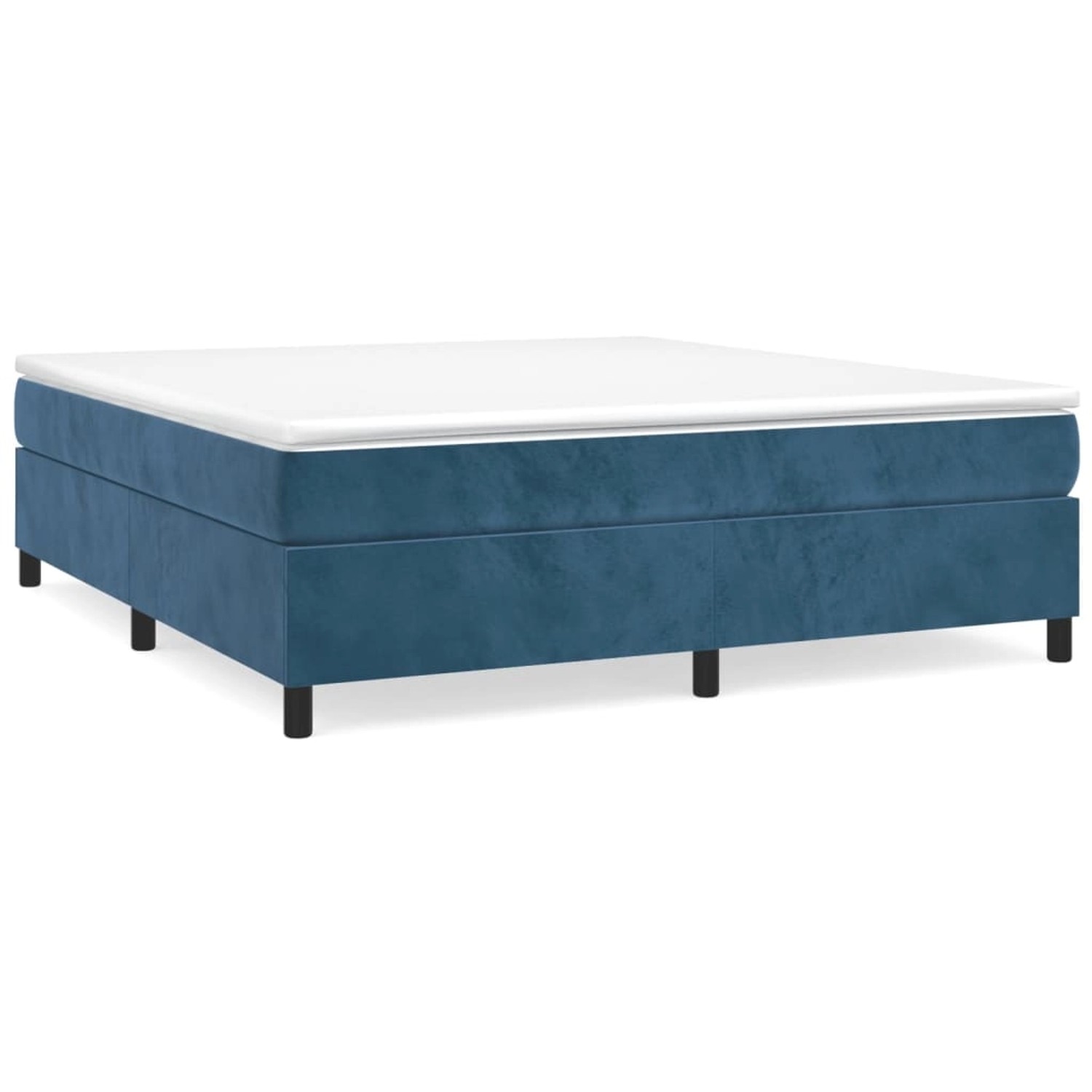vidaXL Boxspringbett Dunkelblau 180x200 cm Samt1395951 vidaXL Boxspringbett Dunkelblau 180x200 cm Samt1395951 von VIDAXL