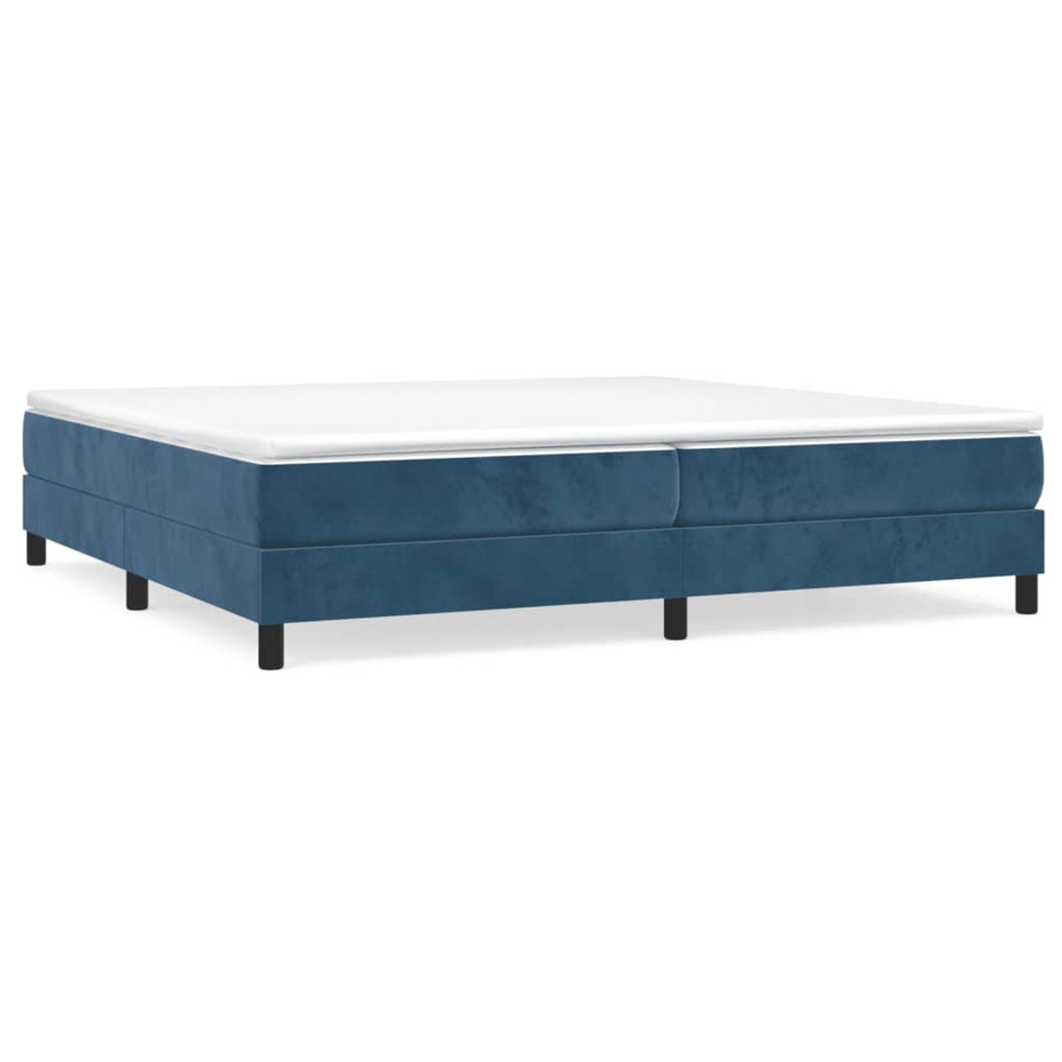 vidaXL Boxspringbett Dunkelblau 200x200 cm Samt1347659 vidaXL Boxspringbett Dunkelblau 200x200 cm Samt1347659 von VIDAXL