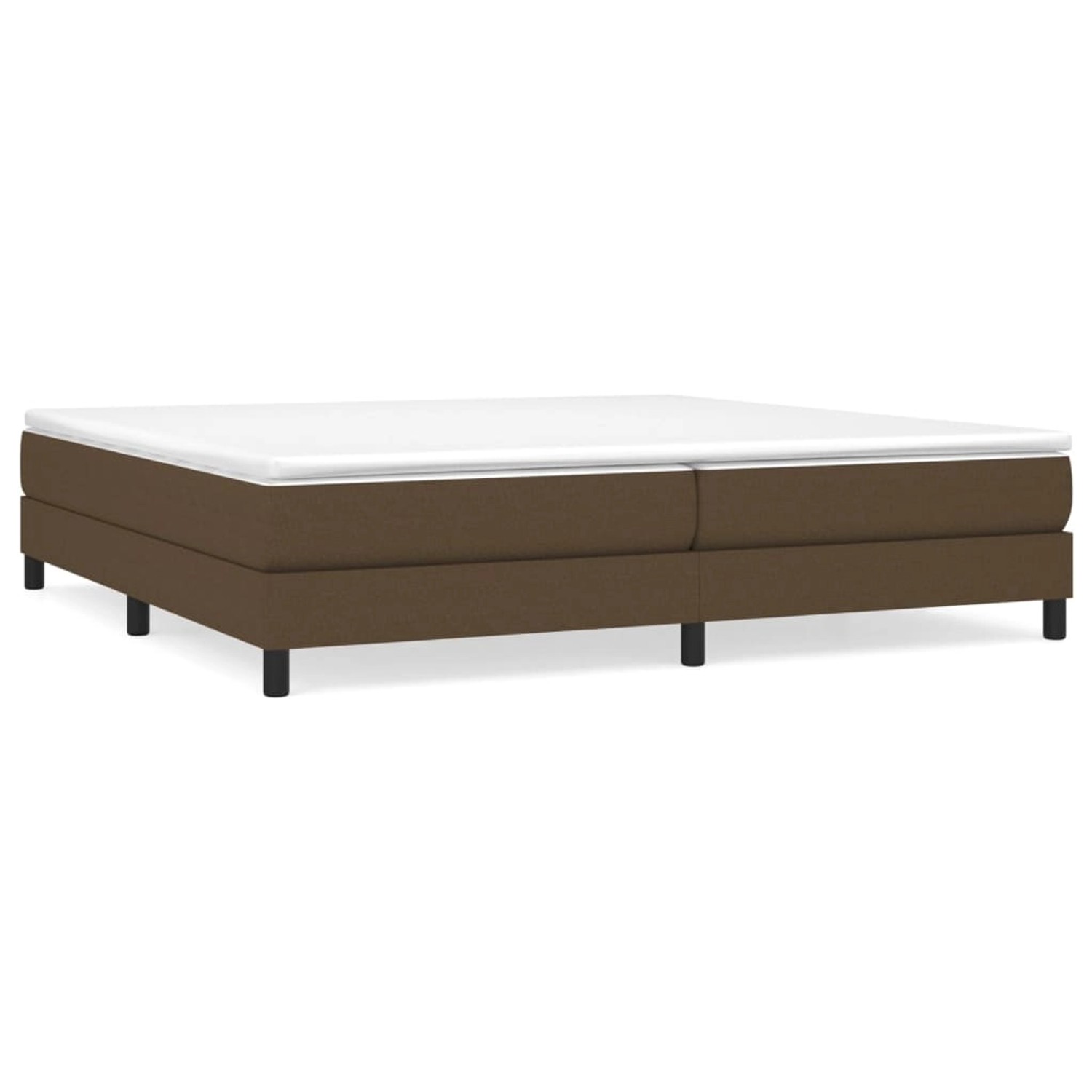 vidaXL Boxspringbett Dunkelbraun 200x200 cm Stoff1357519 vidaXL Boxspringbett Dunkelbraun 200x200 cm Stoff1357519 von VIDAXL