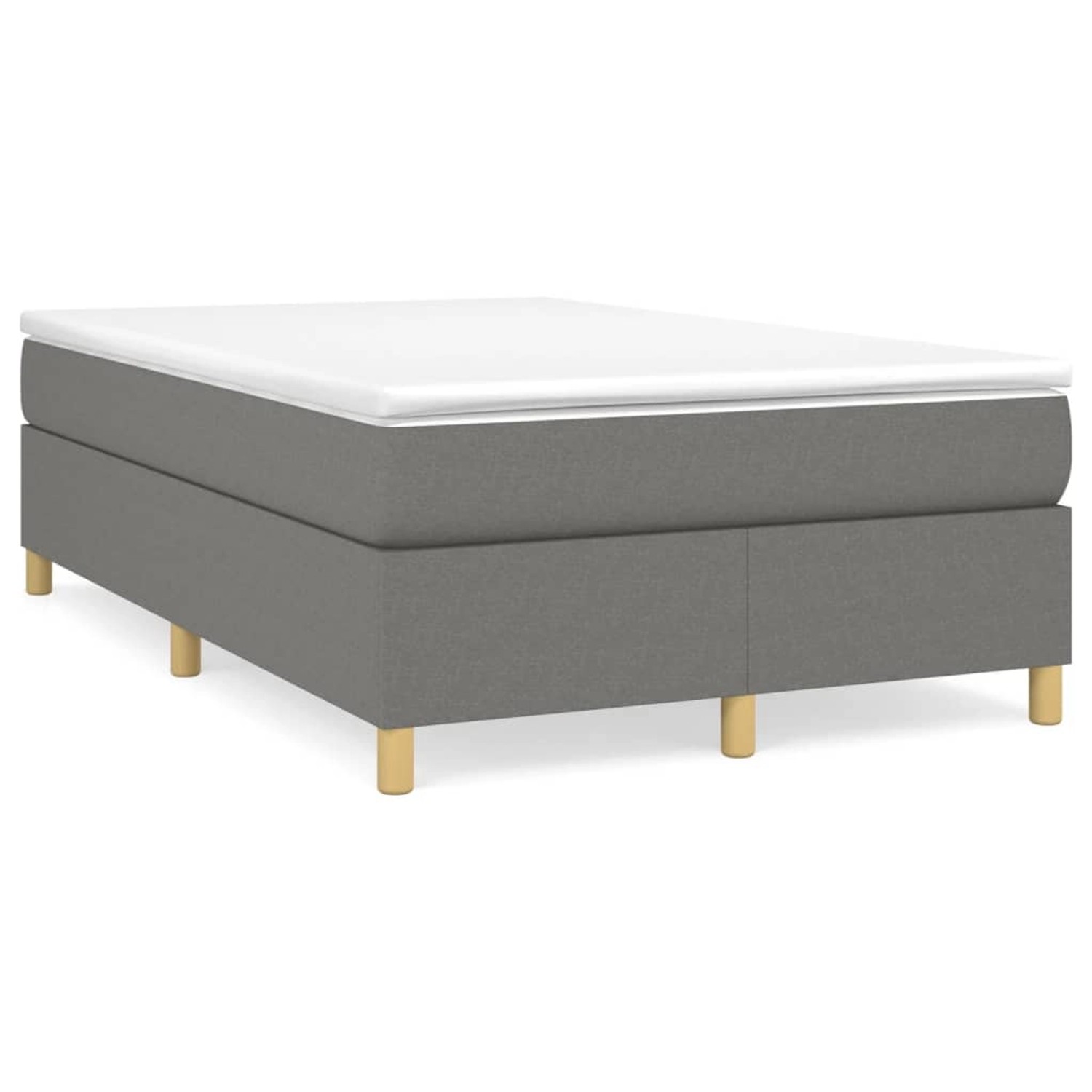 vidaXL Boxspringbett Dunkelgrau 120x200 cm Stoff1397626 vidaXL Boxspringbett Dunkelgrau 120x200 cm Stoff1397626 von VIDAXL