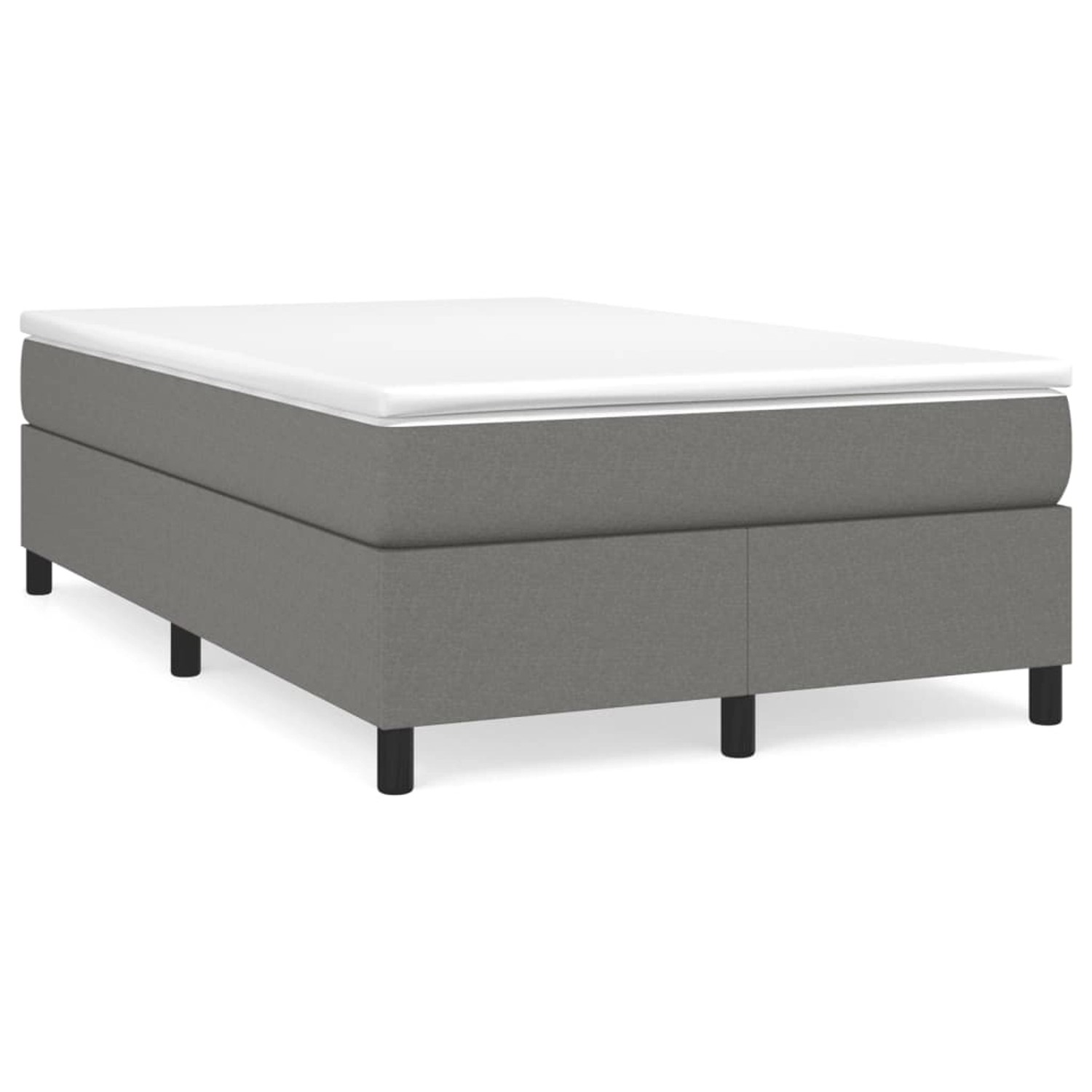 vidaXL Boxspringbett Dunkelgrau 120x200 cm Stoff1398526 vidaXL Boxspringbett Dunkelgrau 120x200 cm Stoff1398526 von VIDAXL