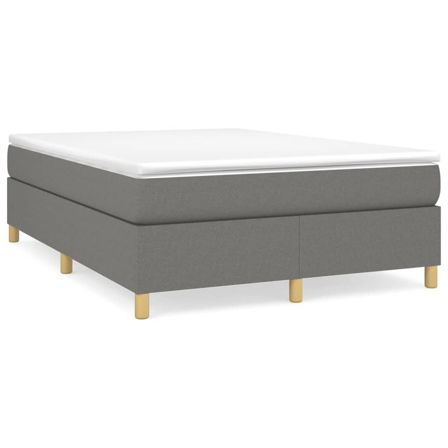 vidaXL Boxspringbett Dunkelgrau 140x190 cm Stoff1387557 vidaXL Boxspringbett Dunkelgrau 140x190 cm Stoff1387557 von VIDAXL