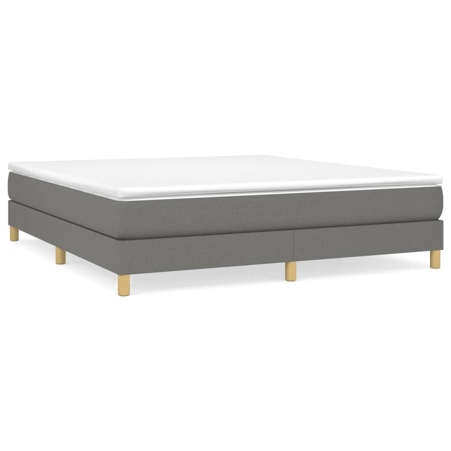 vidaXL Boxspringbett Dunkelgrau 180x200 cm Stoff1378117 vidaXL Boxspringbett Dunkelgrau 180x200 cm Stoff1378117 von VIDAXL