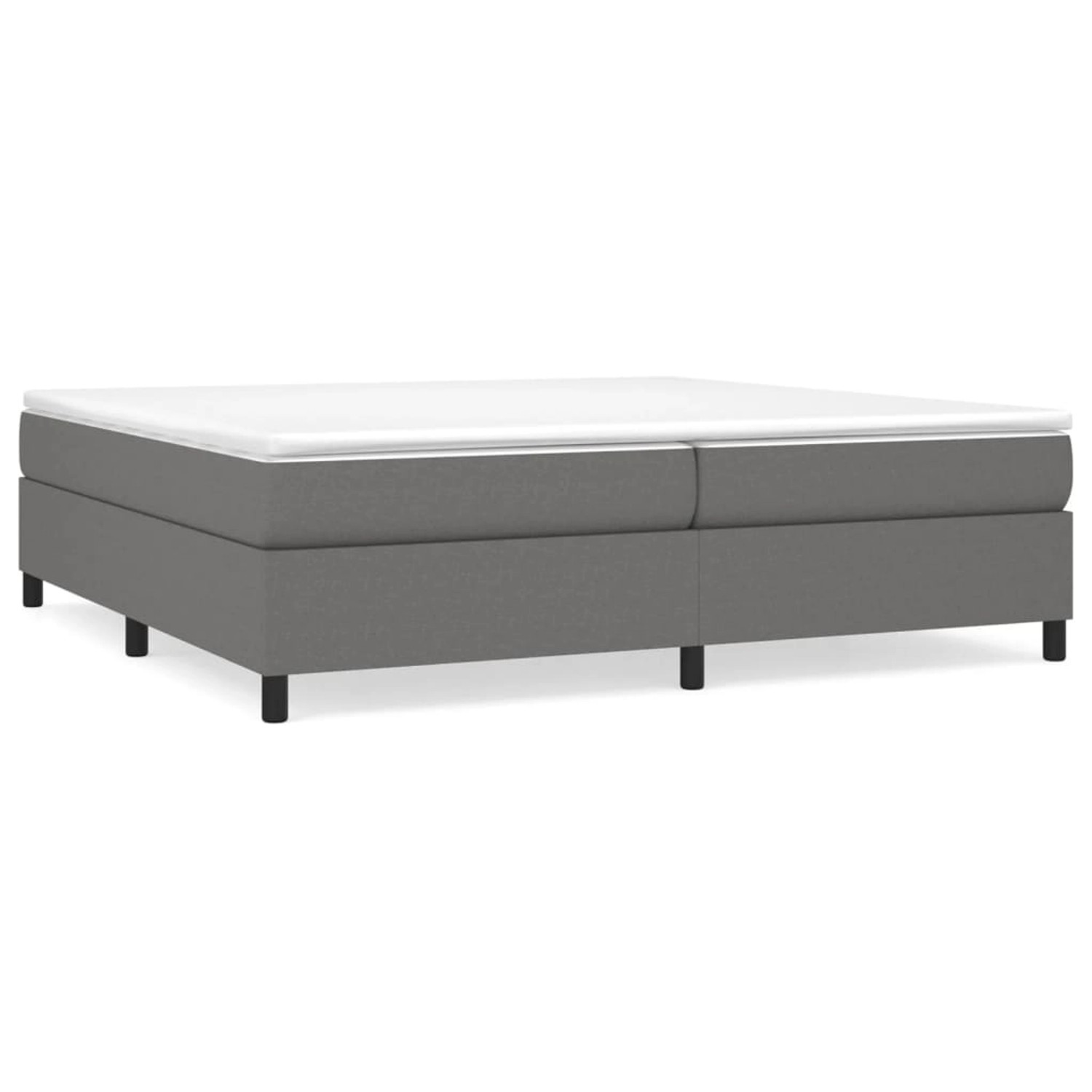 vidaXL Boxspringbett Dunkelgrau 200x200 cm Stoff1387636 vidaXL Boxspringbett Dunkelgrau 200x200 cm Stoff1387636 von VIDAXL