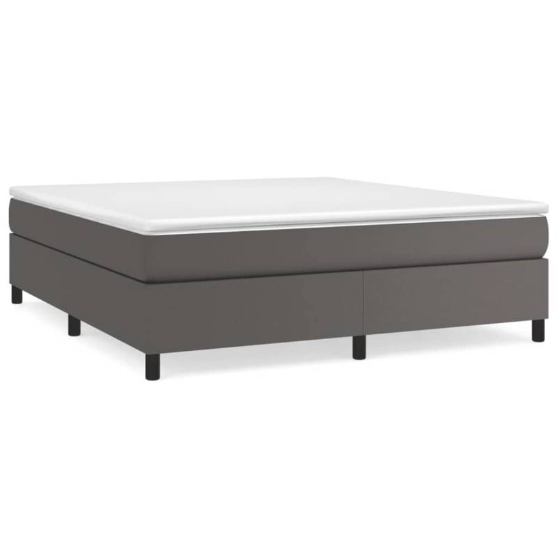 vidaXL Boxspringbett Grau 160x200 cm Kunstleder1465989 vidaXL Boxspringbett Grau 160x200 cm Kunstleder1465989 von VIDAXL