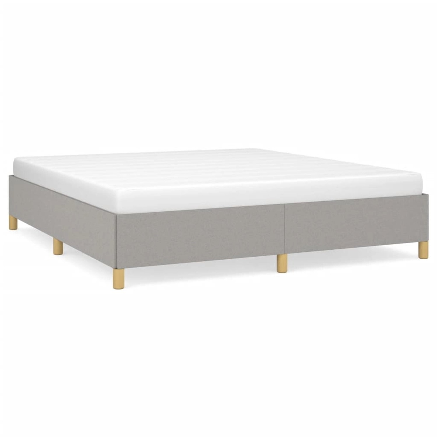 vidaXL Boxspringbett Hellgrau 180x200 cm Stoff1388556 vidaXL Boxspringbett Hellgrau 180x200 cm Stoff1388556 von VIDAXL