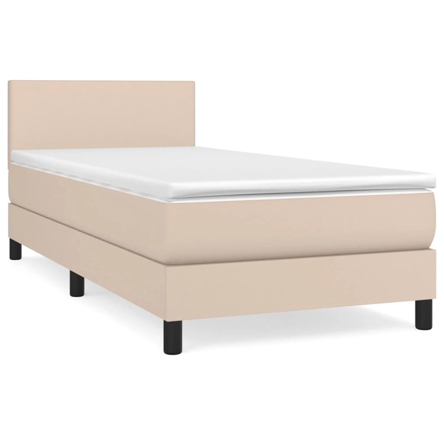 vidaXL Boxspringbett Matratze Cappuccino-Braun 100x200cm Kunstleder1389709 vidaXL Boxspringbett Matratze Cappuccino-Braun 100x200cm Kunstleder1389709 von VIDAXL