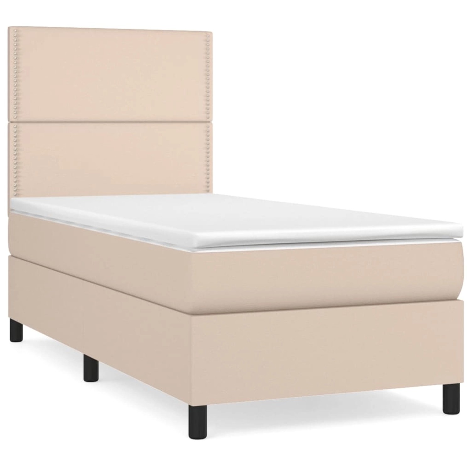 vidaXL Boxspringbett Matratze Cappuccino-Braun 100x200cm Kunstleder1466053 vidaXL Boxspringbett Matratze Cappuccino-Braun 100x200cm Kunstleder1466053 von VIDAXL