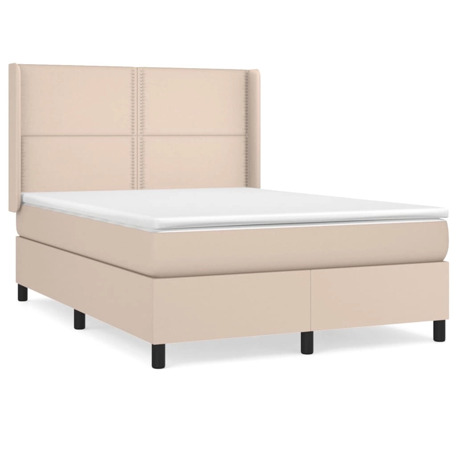 vidaXL Boxspringbett Matratze Cappuccino-Braun 140x200cm Kunstleder1466276 vidaXL Boxspringbett Matratze Cappuccino-Braun 140x200cm Kunstleder1466276 von VIDAXL