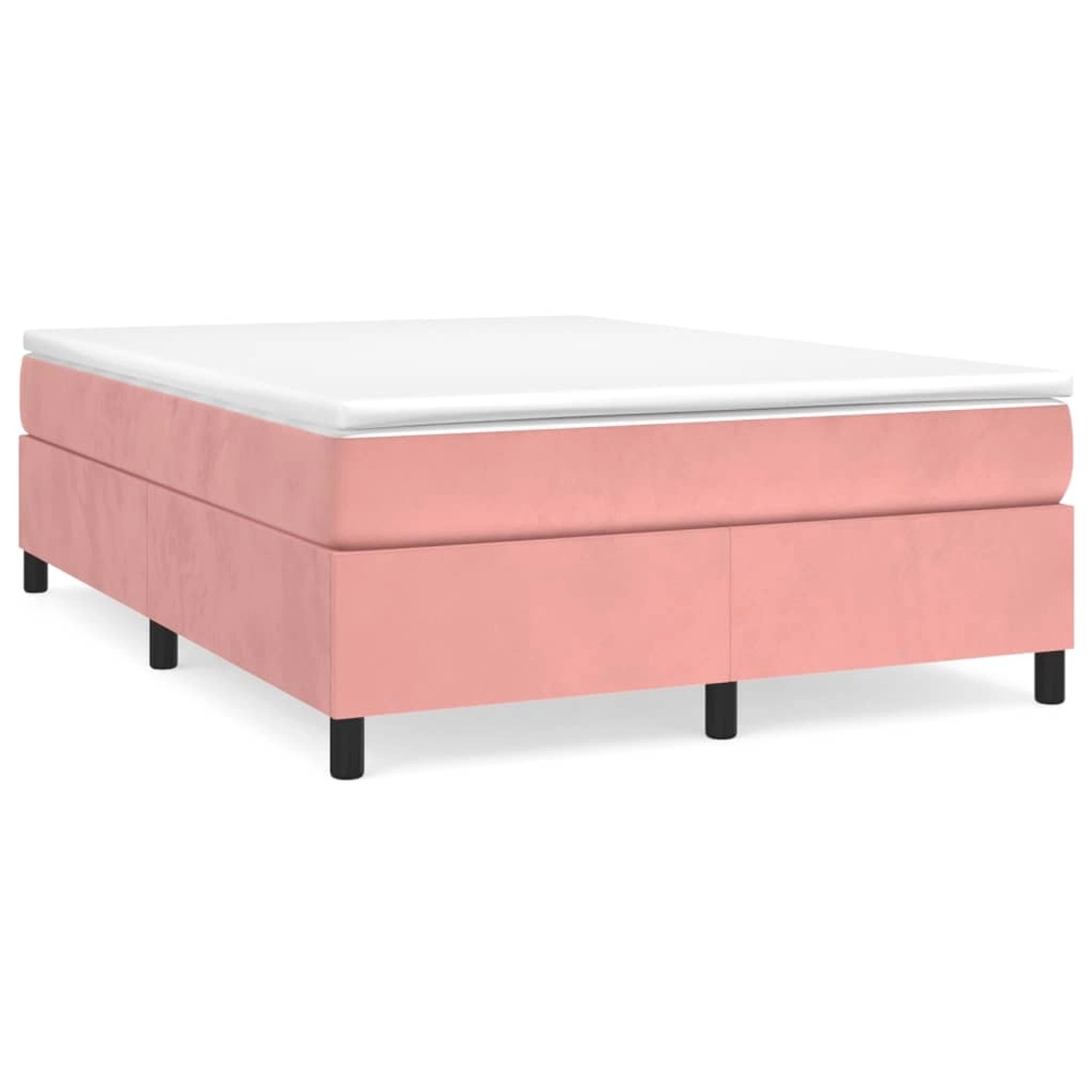vidaXL Boxspringbett Rosa 140x200 cm Samt1383005 vidaXL Boxspringbett Rosa 140x200 cm Samt1383005 von VIDAXL