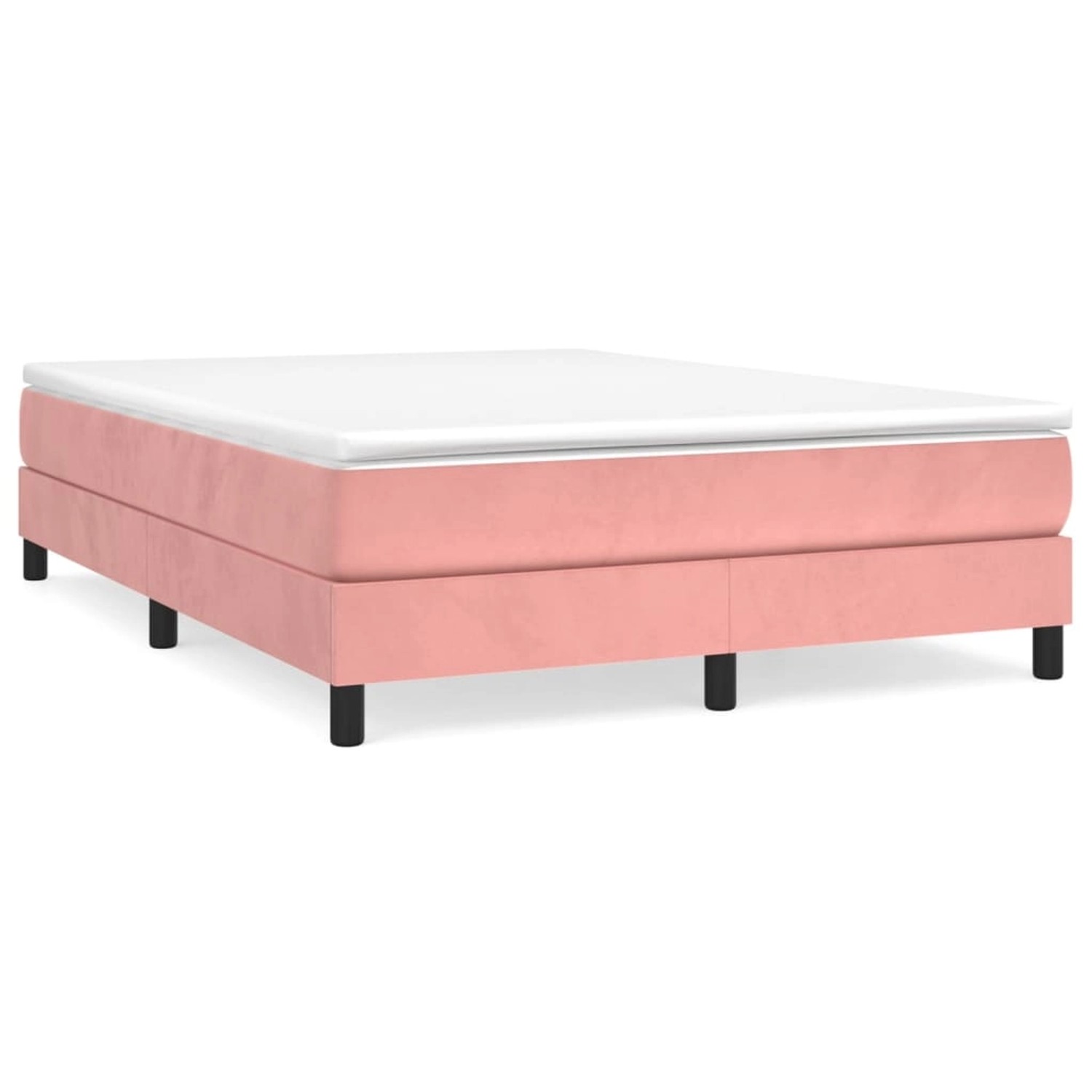 vidaXL Boxspringbett Rosa 140x200 cm Samt1395309 vidaXL Boxspringbett Rosa 140x200 cm Samt1395309 von VIDAXL