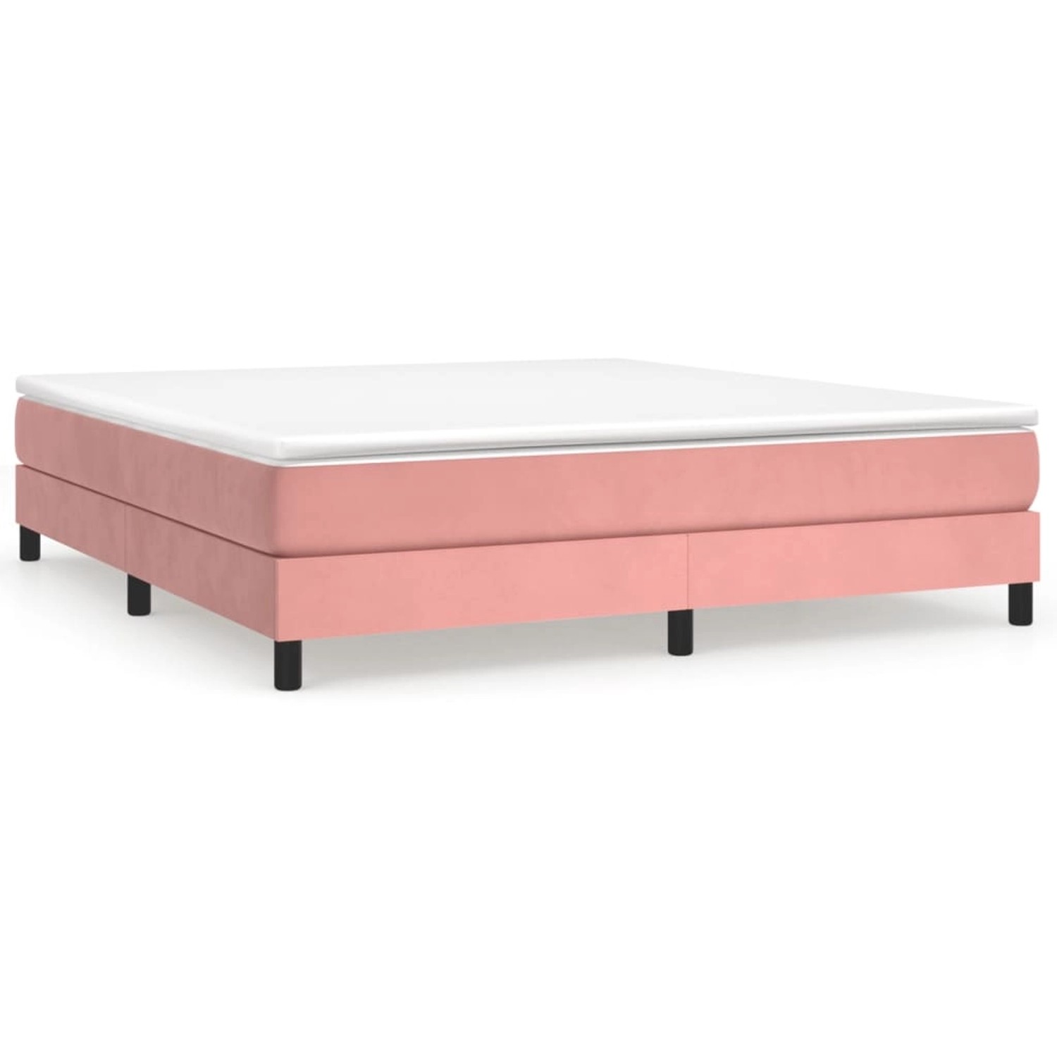 vidaXL Boxspringbett Rosa 180x200 cm Samt1370843 vidaXL Boxspringbett Rosa 180x200 cm Samt1370843 von VIDAXL