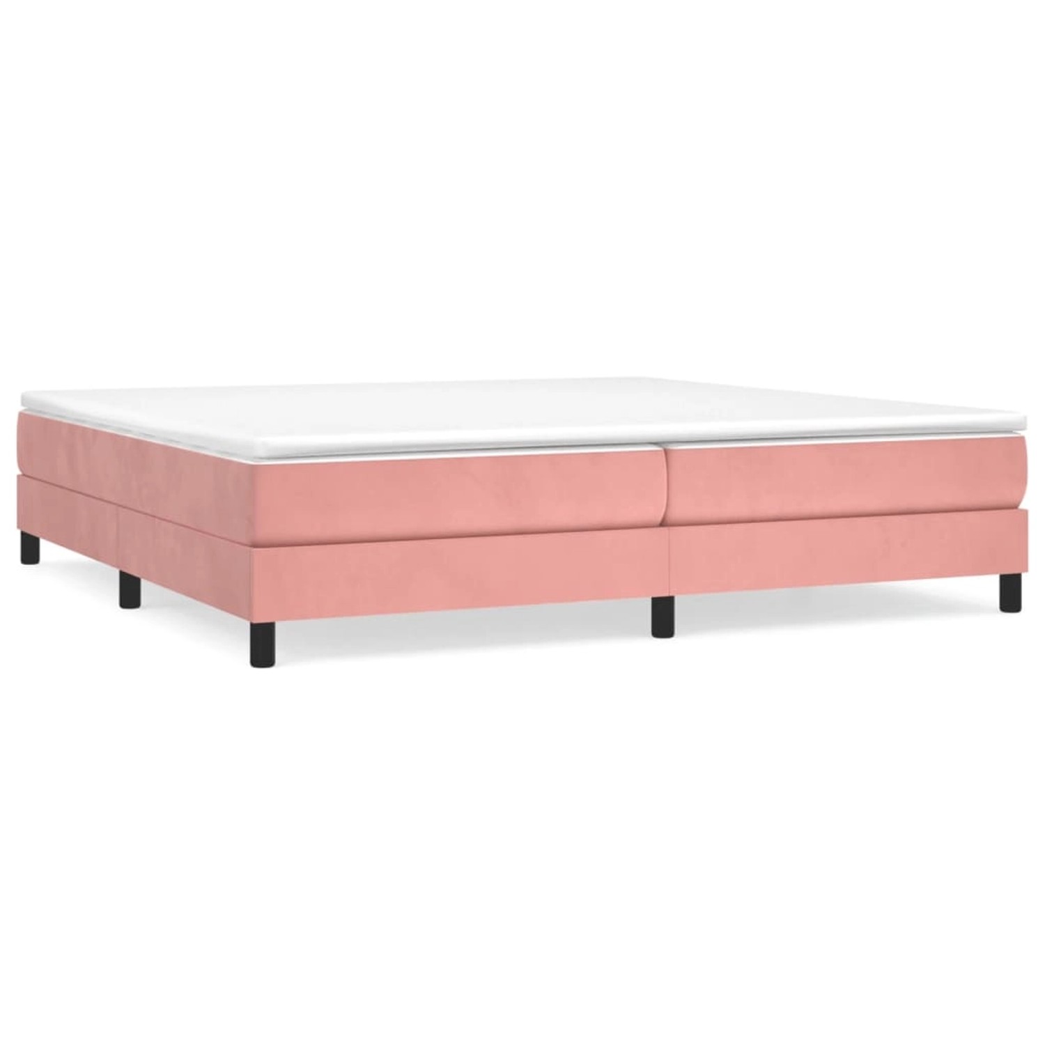 vidaXL Boxspringbett Rosa 200x200 cm Samt1369087 vidaXL Boxspringbett Rosa 200x200 cm Samt1369087 von VIDAXL