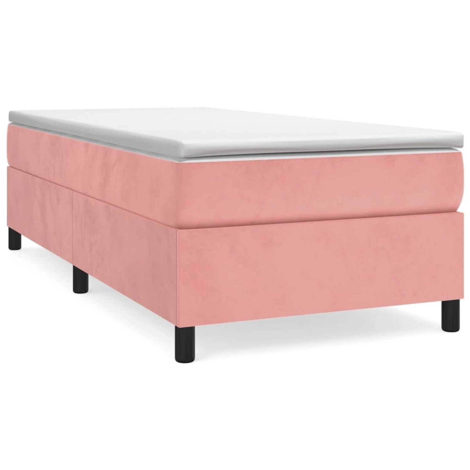 vidaXL Boxspringbett Rosa 80x200 cm Samt1346898 vidaXL Boxspringbett Rosa 80x200 cm Samt1346898 von VIDAXL