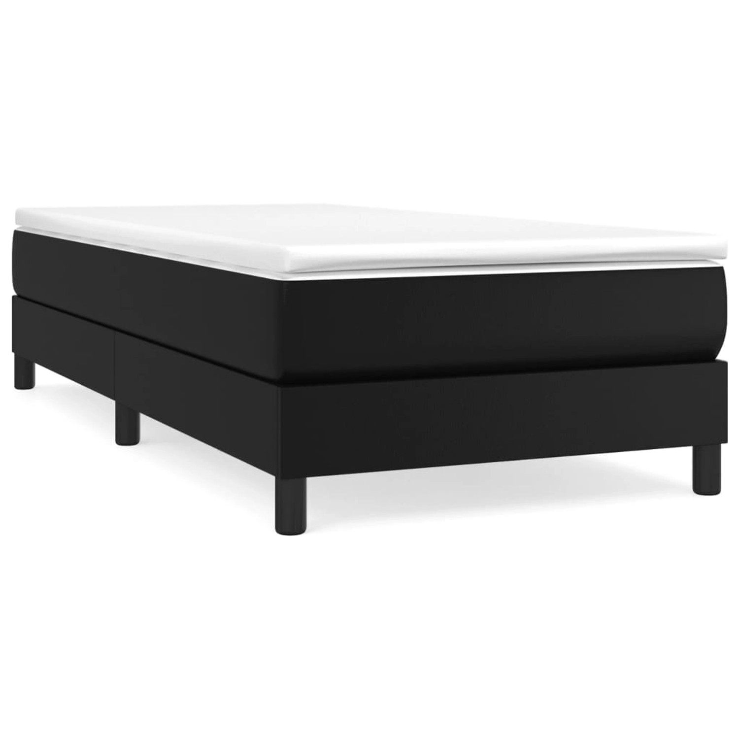 vidaXL Boxspringbett Schwarz 100x200 cm Kunstleder1388449 vidaXL Boxspringbett Schwarz 100x200 cm Kunstleder1388449 von VIDAXL