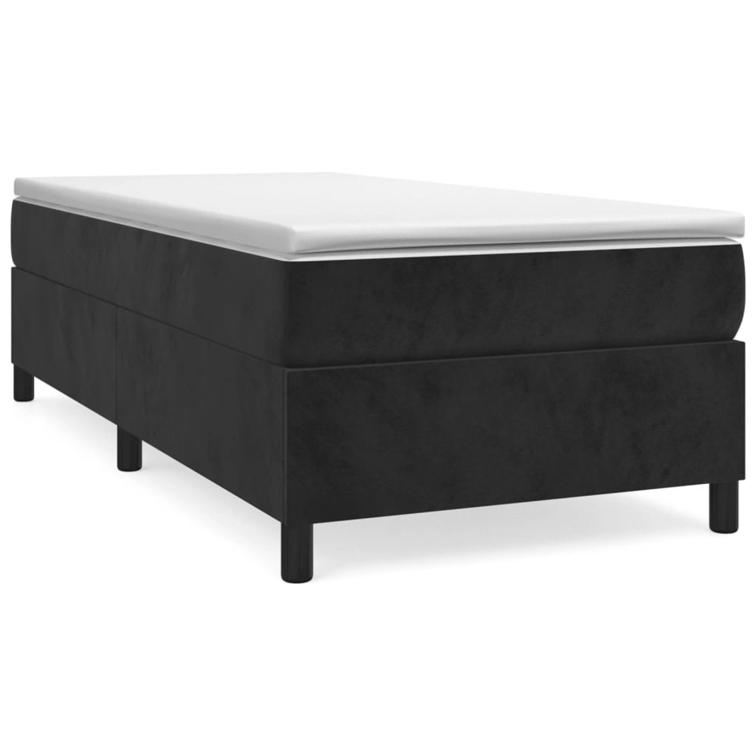 vidaXL Boxspringbett Schwarz 100x200 cm Samt1389524 vidaXL Boxspringbett Schwarz 100x200 cm Samt1389524 von VIDAXL