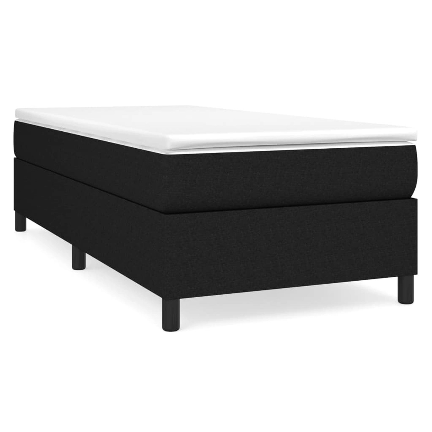 vidaXL Boxspringbett Schwarz 100x200 cm Stoff1367332 vidaXL Boxspringbett Schwarz 100x200 cm Stoff1367332 von VIDAXL