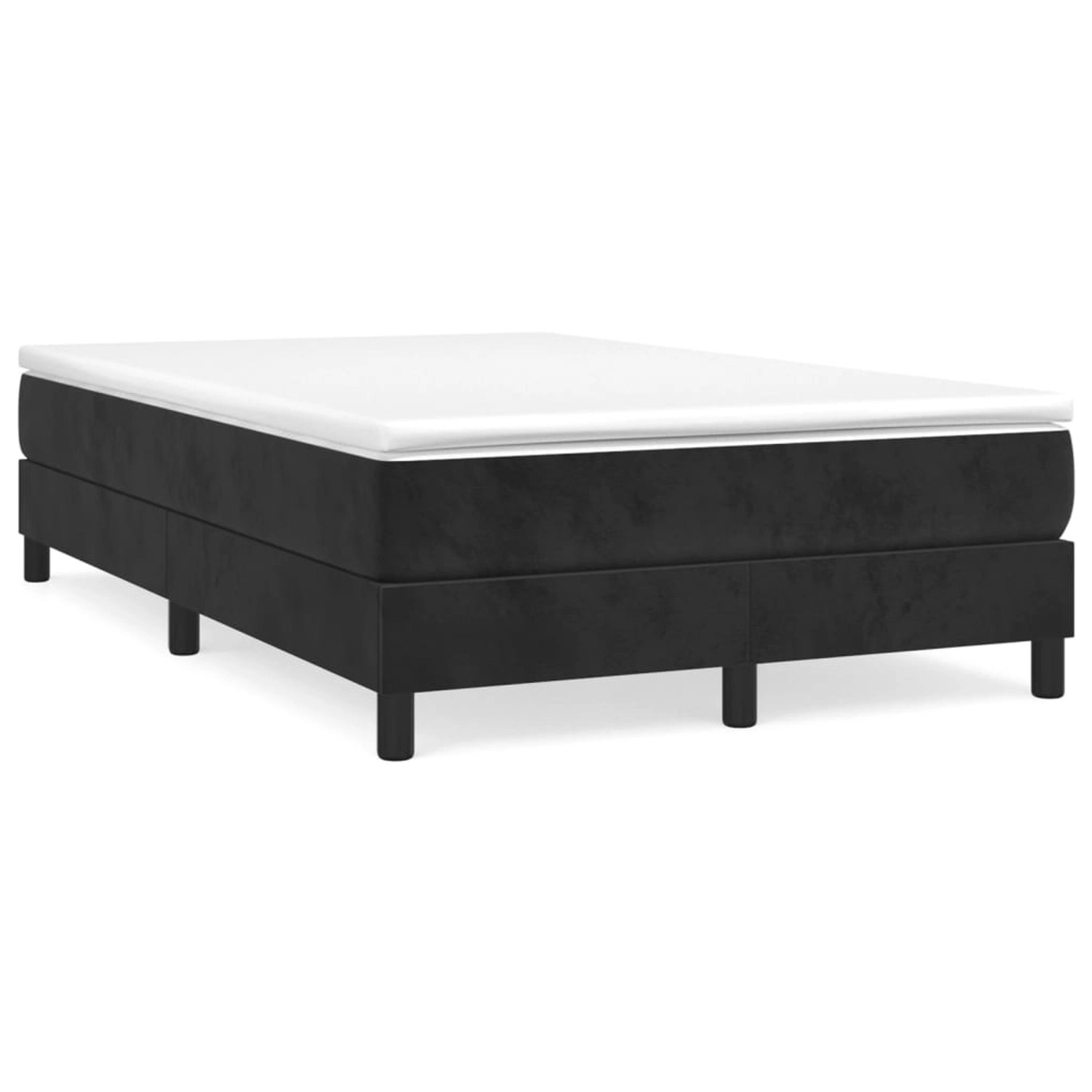 vidaXL Boxspringbett Schwarz 120x200 cm Samt1381590 vidaXL Boxspringbett Schwarz 120x200 cm Samt1381590 von VIDAXL