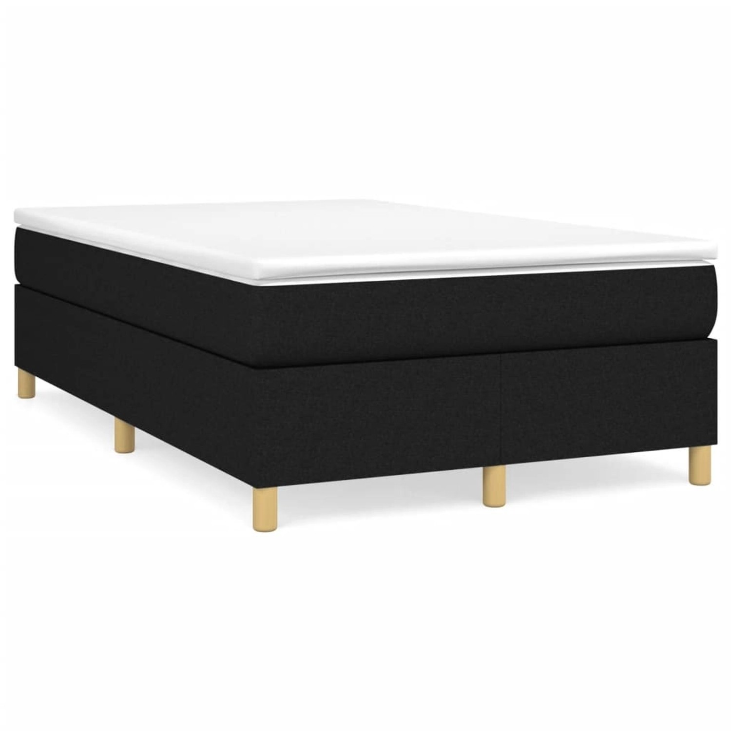 vidaXL Boxspringbett Schwarz 120x200 cm Stoff1368223 vidaXL Boxspringbett Schwarz 120x200 cm Stoff1368223 von VIDAXL