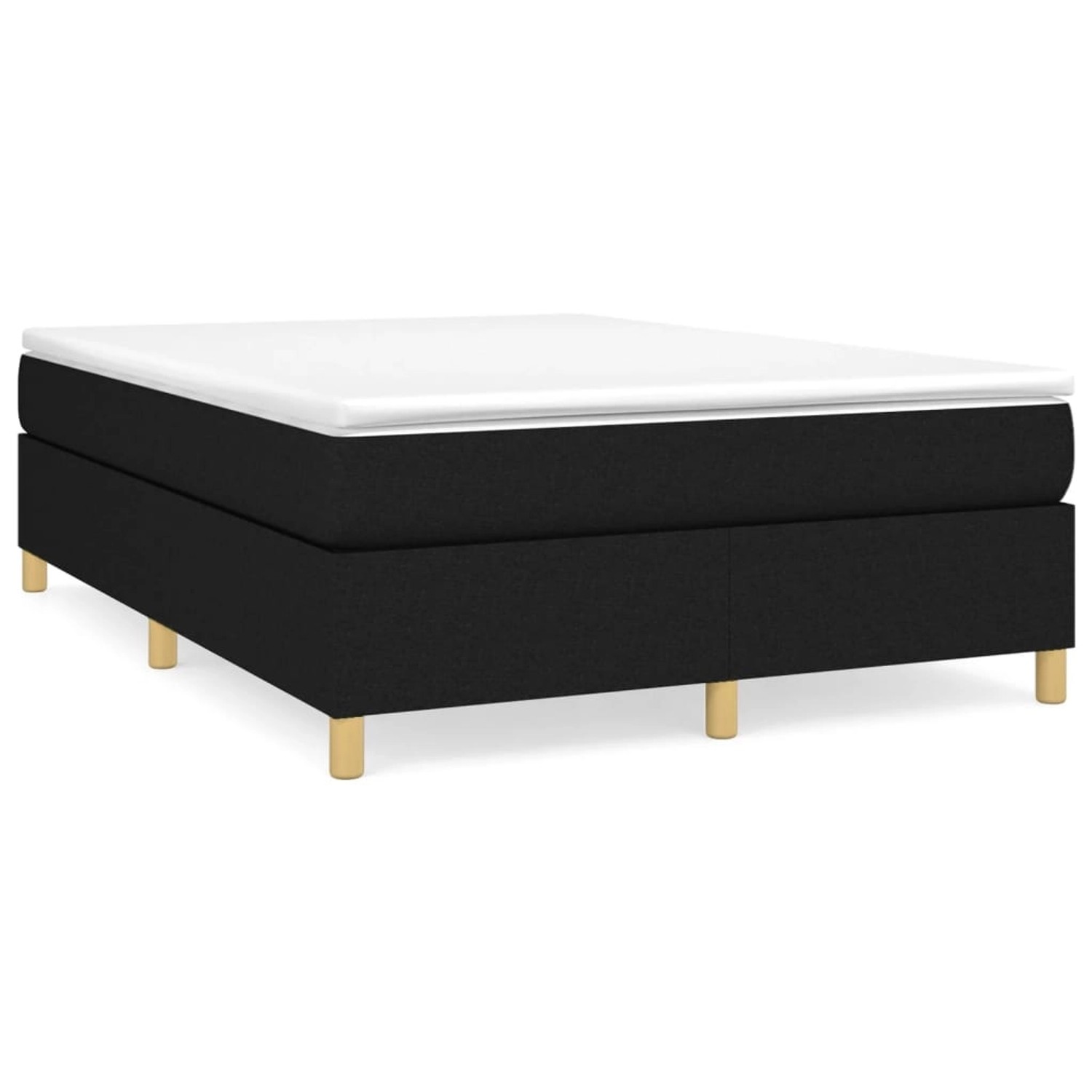 vidaXL Boxspringbett Schwarz 140x190 cm Stoff1366709 vidaXL Boxspringbett Schwarz 140x190 cm Stoff1366709 von VIDAXL