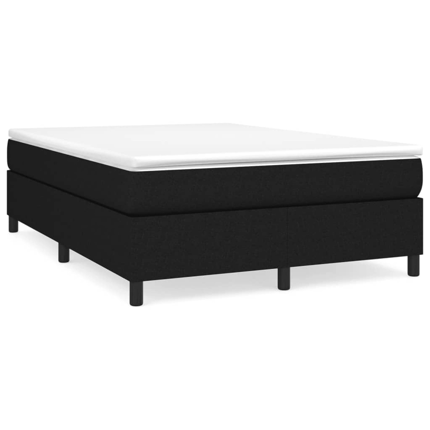 vidaXL Boxspringbett Schwarz 140x200 cm Stoff1377420 vidaXL Boxspringbett Schwarz 140x200 cm Stoff1377420 von VIDAXL