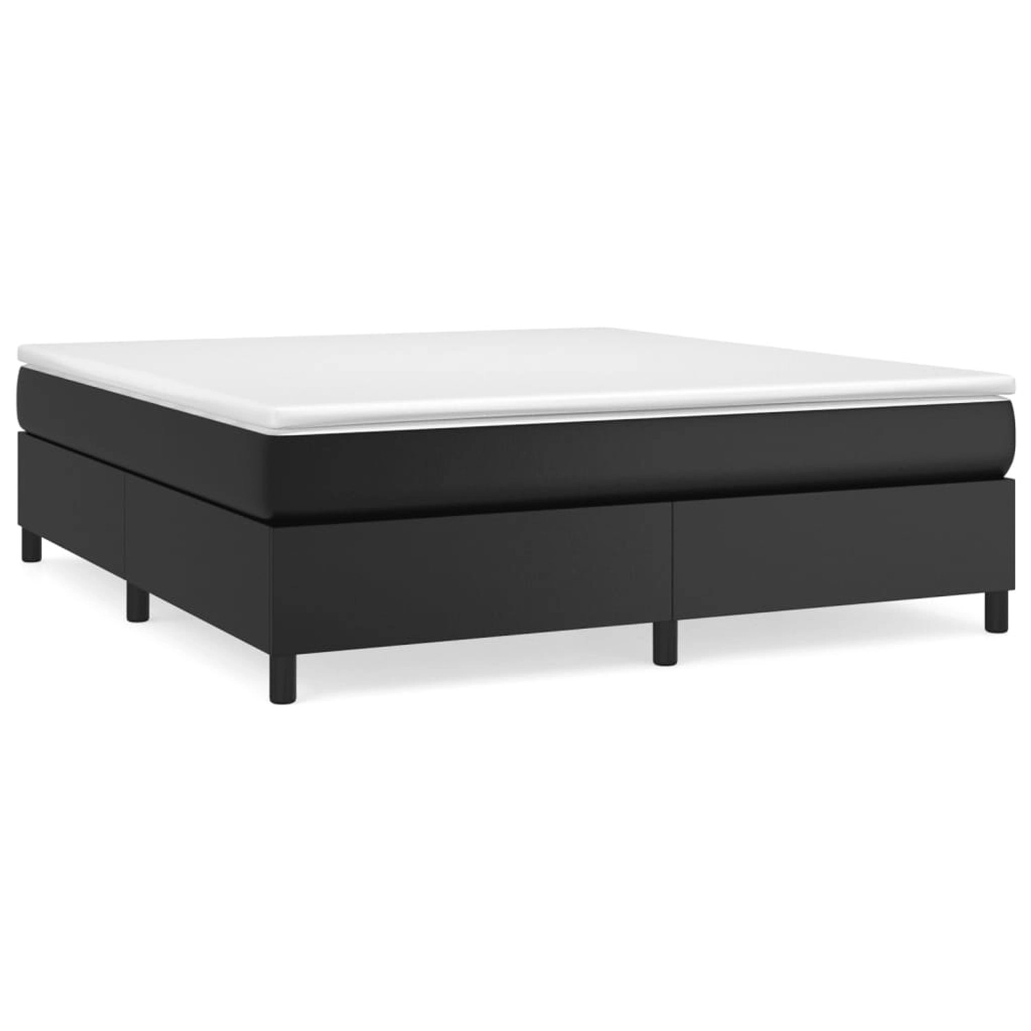 vidaXL Boxspringbett Schwarz 180x200 cm Kunstleder1465957 vidaXL Boxspringbett Schwarz 180x200 cm Kunstleder1465957 von VIDAXL