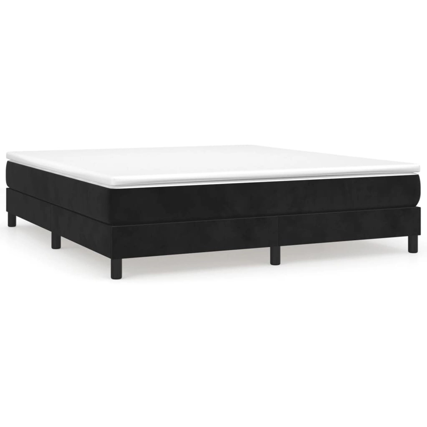 vidaXL Boxspringbett Schwarz 180x200 cm Samt1394143 vidaXL Boxspringbett Schwarz 180x200 cm Samt1394143 von VIDAXL