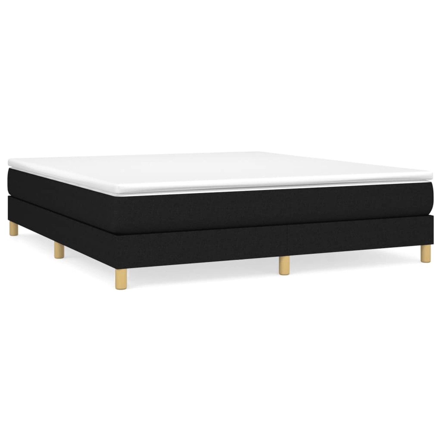 vidaXL Boxspringbett Schwarz 180x200 cm Stoff1378975 vidaXL Boxspringbett Schwarz 180x200 cm Stoff1378975 von VIDAXL