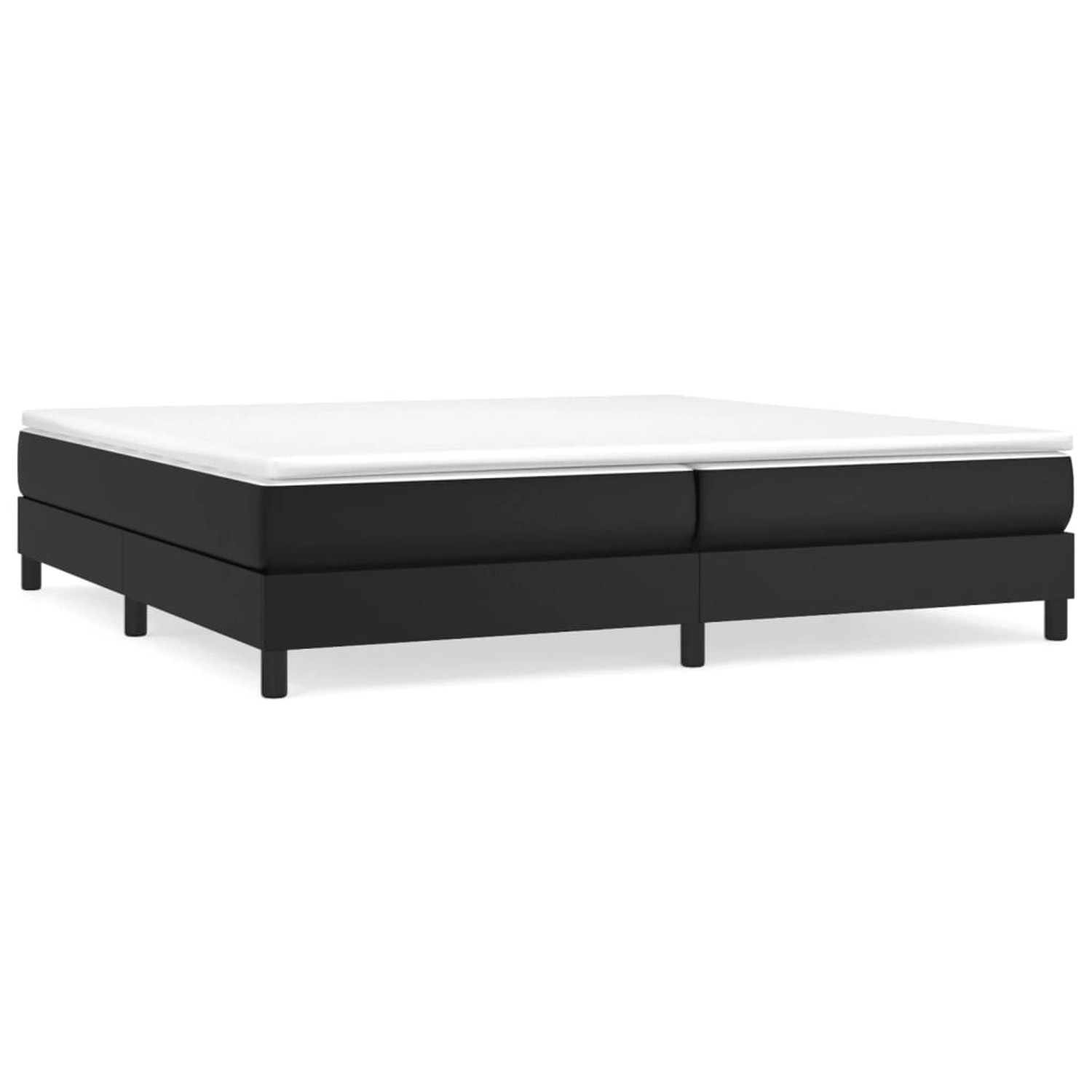 vidaXL Boxspringbett Schwarz 200x200 cm Kunstleder1371008 vidaXL Boxspringbett Schwarz 200x200 cm Kunstleder1371008 von VIDAXL
