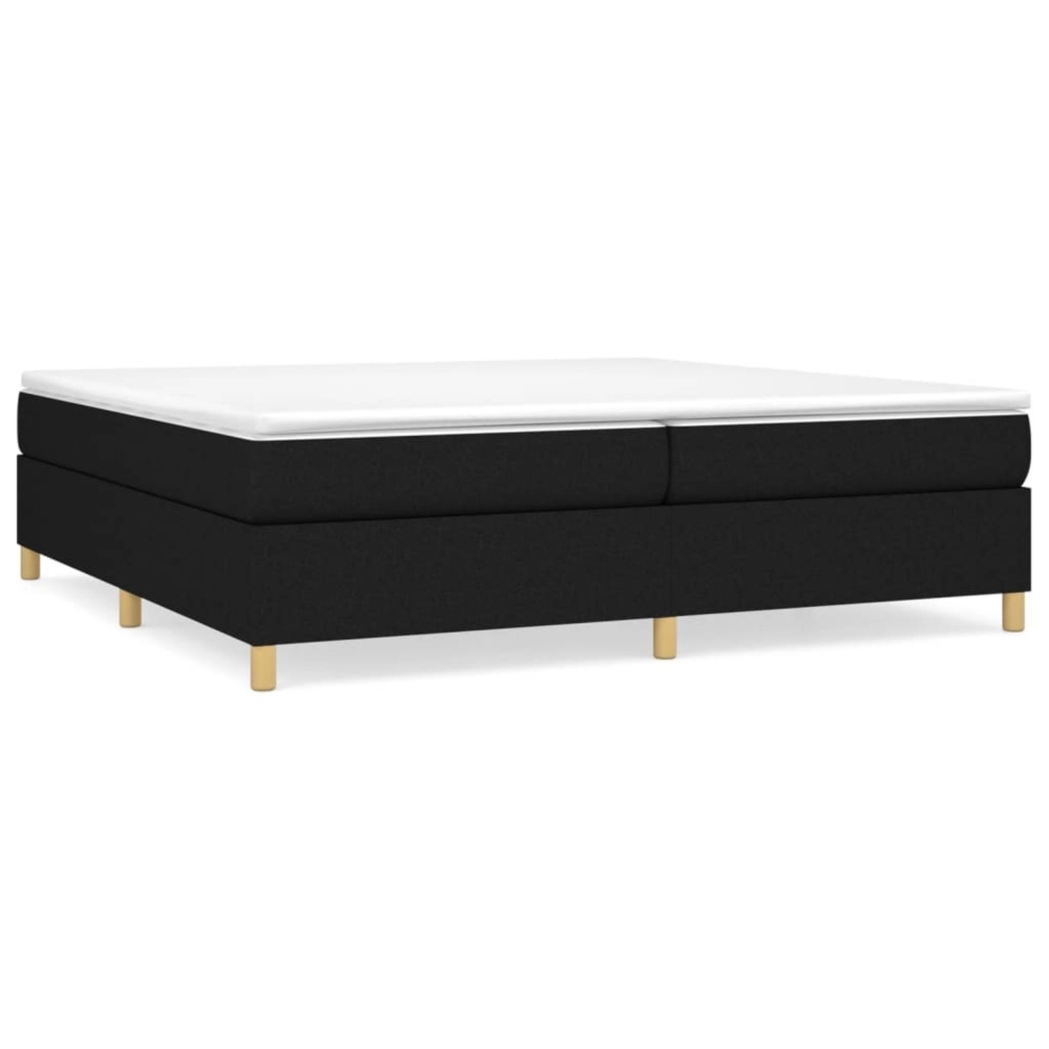 vidaXL Boxspringbett Schwarz 200x200 cm Stoff1396877 vidaXL Boxspringbett Schwarz 200x200 cm Stoff1396877 von VIDAXL