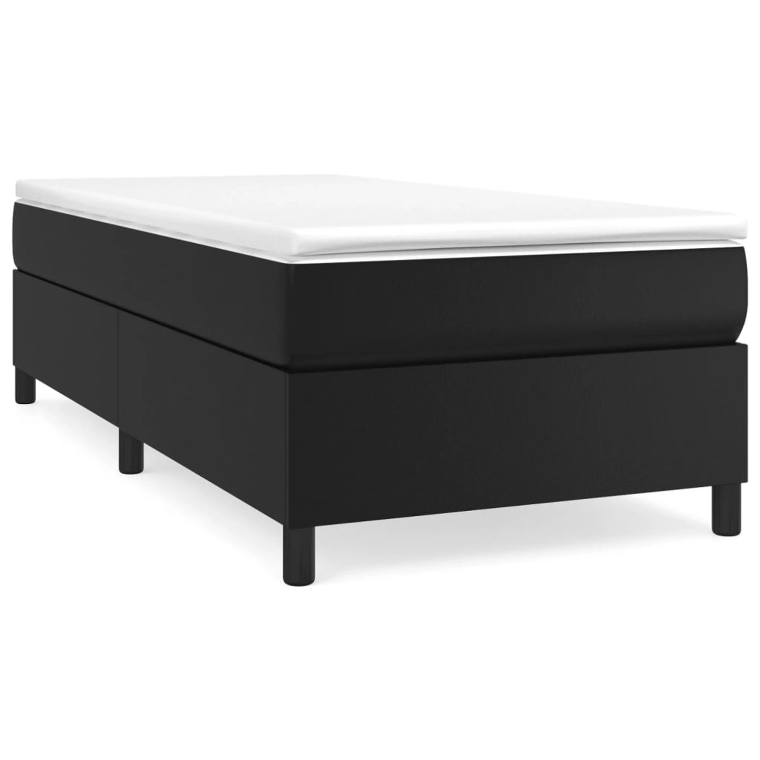 vidaXL Boxspringbett Schwarz 80x200 cm Kunstleder1465979 vidaXL Boxspringbett Schwarz 80x200 cm Kunstleder1465979 von VIDAXL