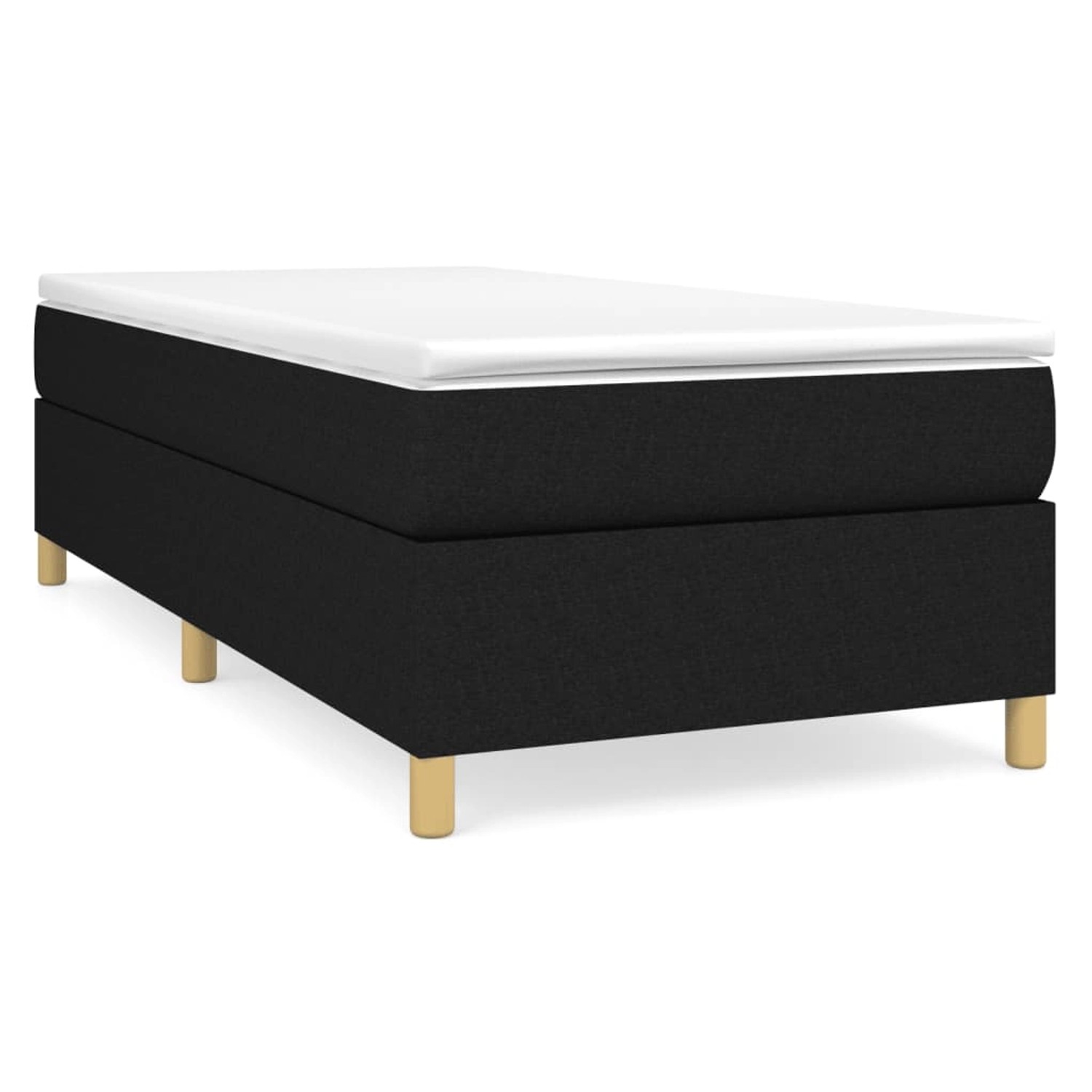 vidaXL Boxspringbett Schwarz 90x190 cm Stoff1369061 vidaXL Boxspringbett Schwarz 90x190 cm Stoff1369061 von VIDAXL