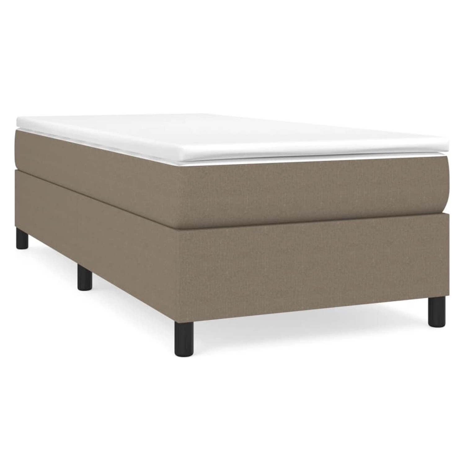 vidaXL Boxspringbett Taupe 100x200 cm Stoff1368426 vidaXL Boxspringbett Taupe 100x200 cm Stoff1368426 von VIDAXL