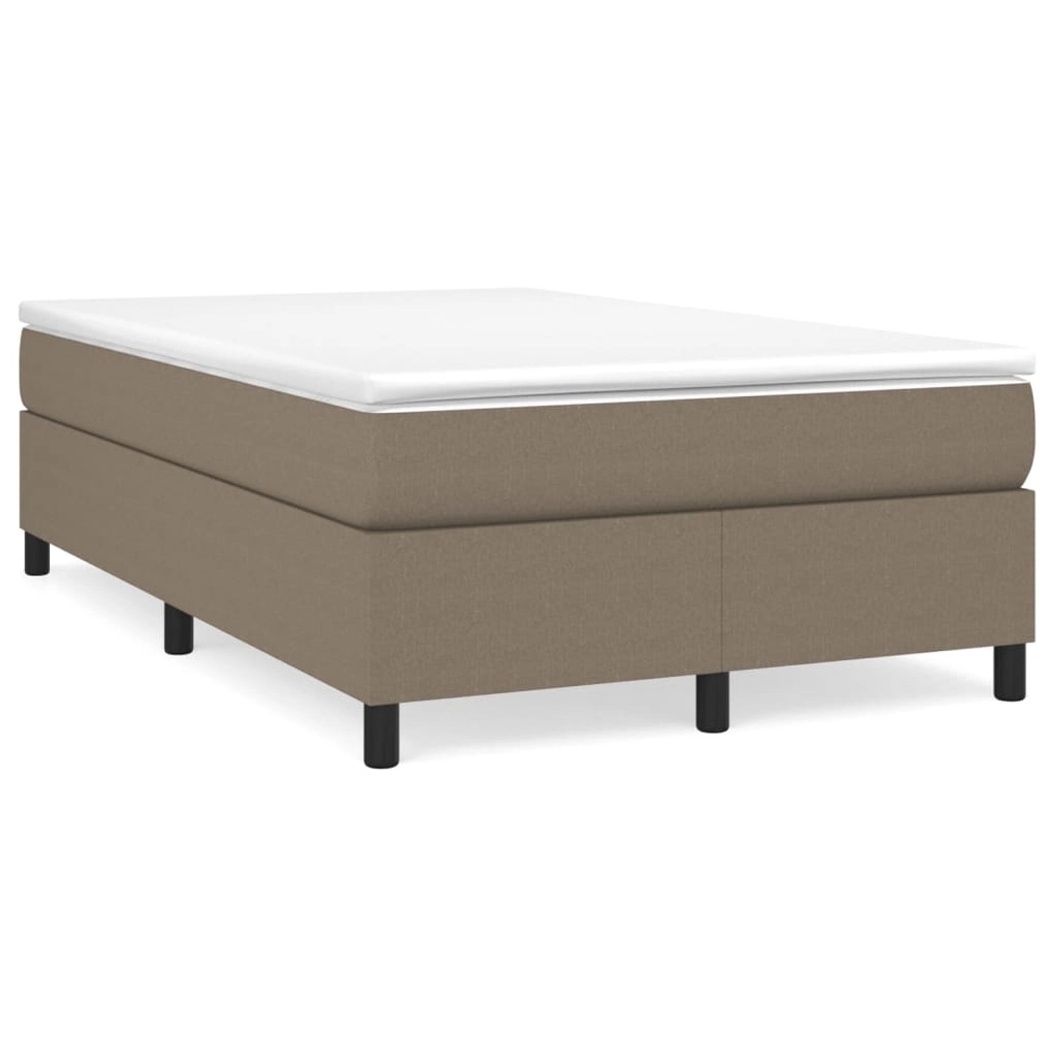 vidaXL Boxspringbett Taupe 120x200 cm Stoff1367352 vidaXL Boxspringbett Taupe 120x200 cm Stoff1367352 von VIDAXL