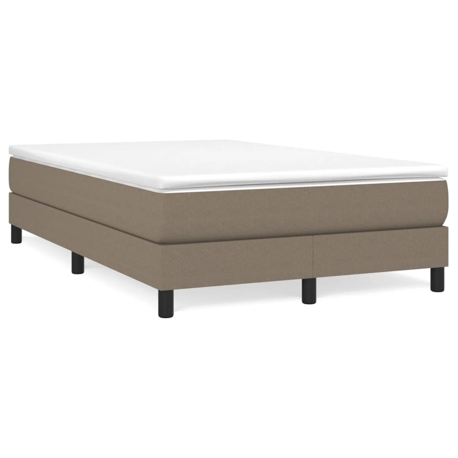 vidaXL Boxspringbett Taupe 120x200 cm Stoff1397326 vidaXL Boxspringbett Taupe 120x200 cm Stoff1397326 von VIDAXL