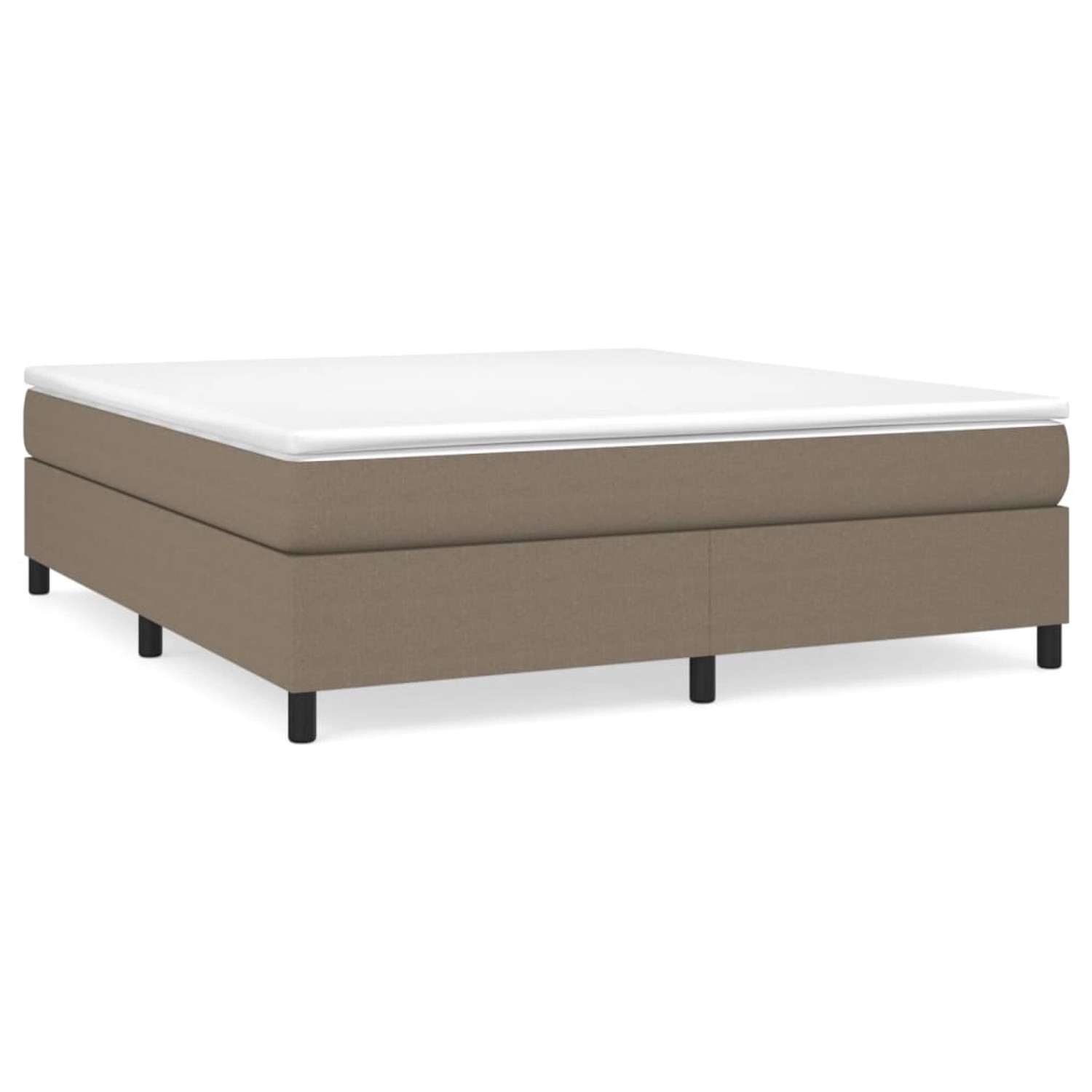 vidaXL Boxspringbett Taupe 160x200 cm Stoff1359109 vidaXL Boxspringbett Taupe 160x200 cm Stoff1359109 von VIDAXL