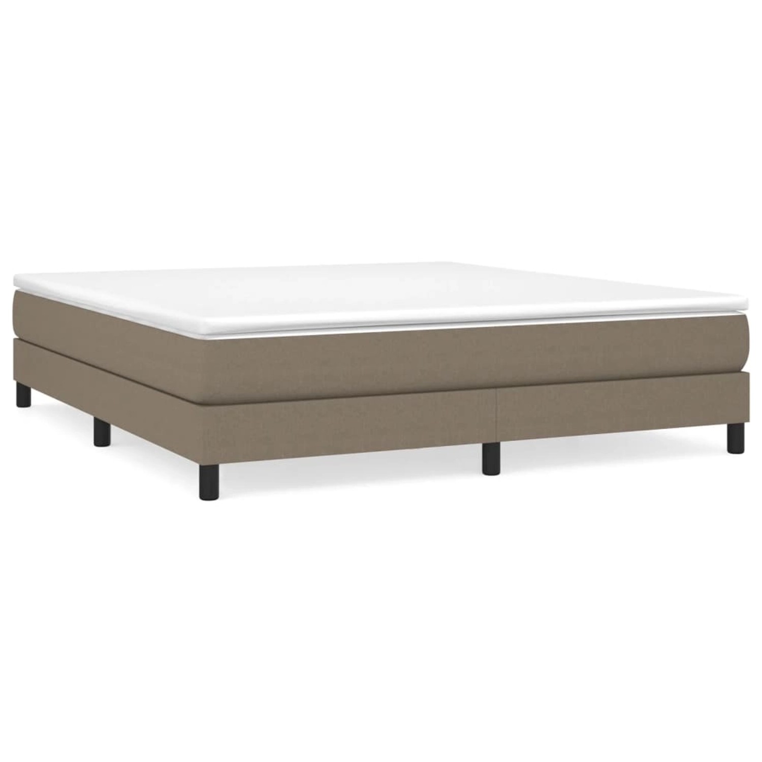 vidaXL Boxspringbett Taupe 160x200 cm Stoff1368418 vidaXL Boxspringbett Taupe 160x200 cm Stoff1368418 von VIDAXL