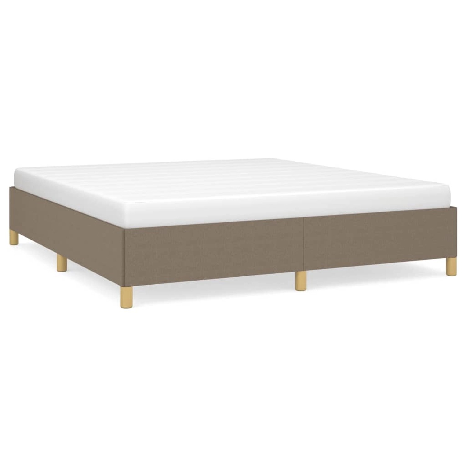 vidaXL Boxspringbett Taupe 180x200 cm Stoff1359208 vidaXL Boxspringbett Taupe 180x200 cm Stoff1359208 von VIDAXL